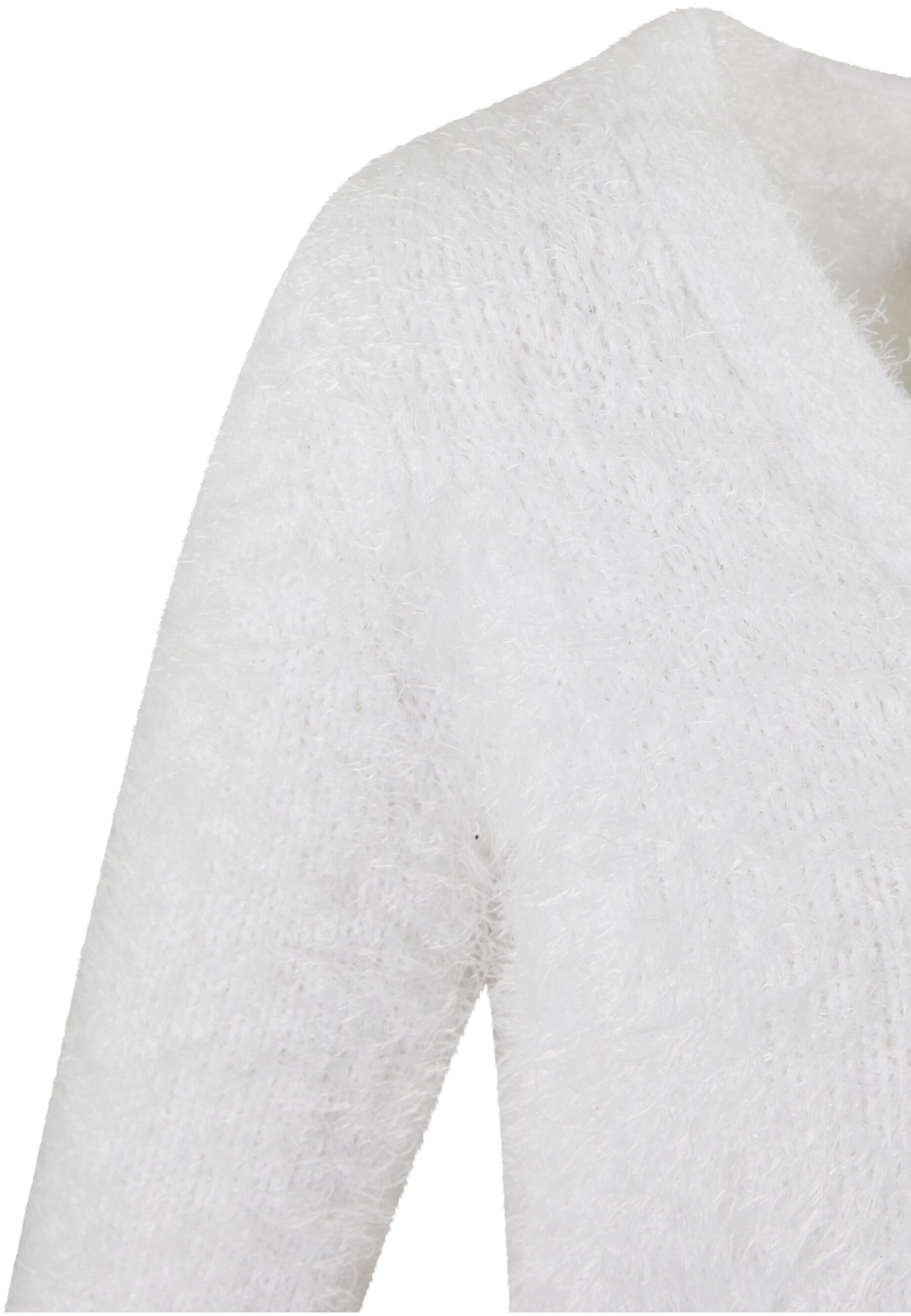 URBAN CLASSICS Strickjacke »Urban Classics Damen Ladies Cropped Feather Cardigan«