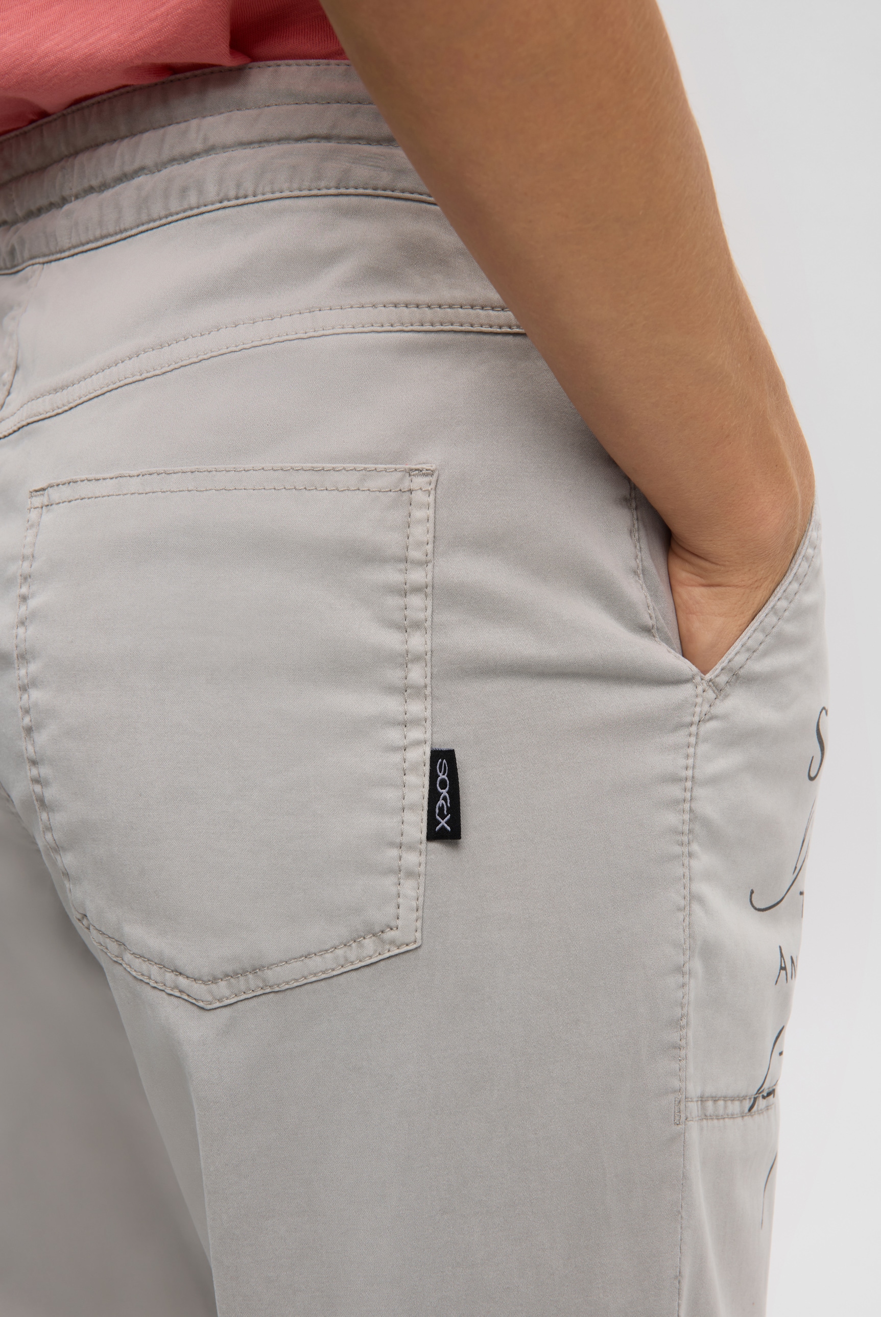 SOCCX Stoffhose  mit Eingrifftaschen