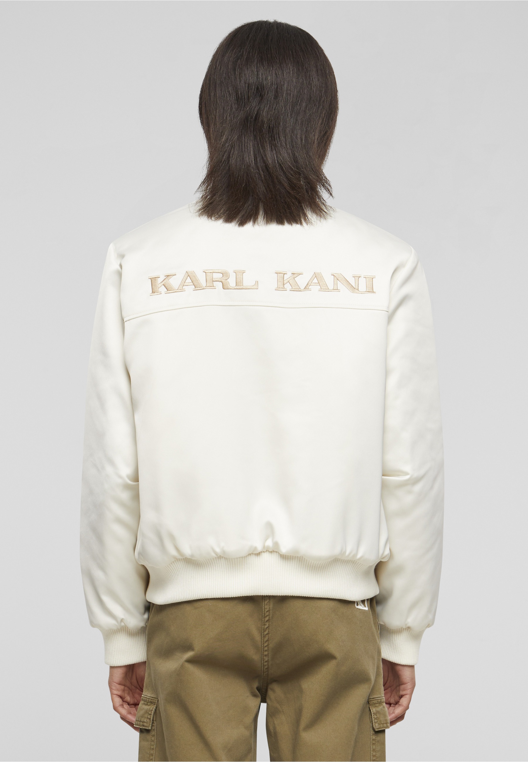 Karl Kani Bomberjacke »Karl Kani Damen KW241-014-2 Karl Kani Og Satin Bomber Jacket« 1 Stk. tlg. ohne Kapuze