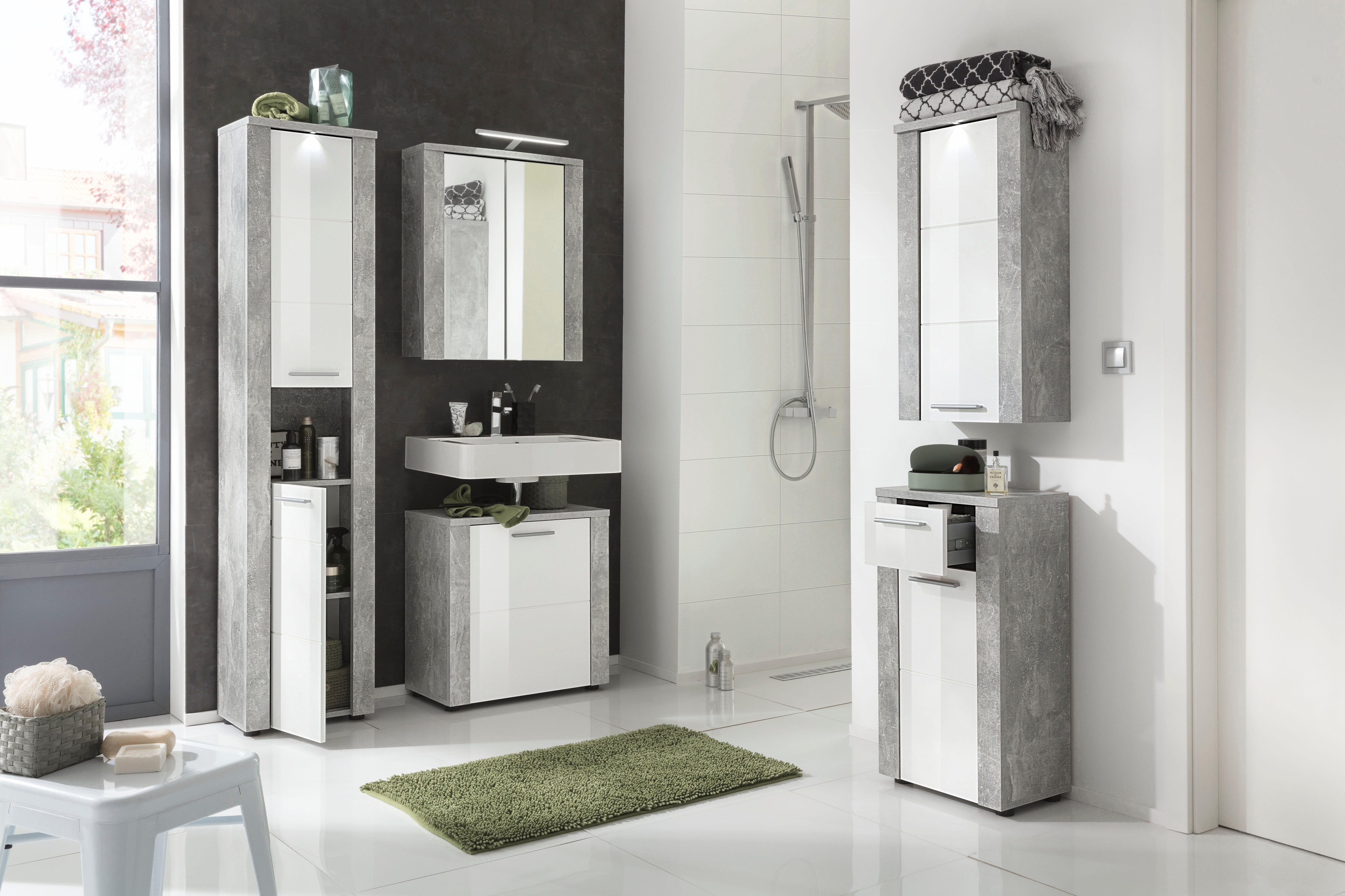 Thumbnail - trendteam LED Spiegelleuchte LED-Board Kaltweiß Länge 30 cm - LED Badaufbauleuchte mit kaltem Licht - Mit Multibox