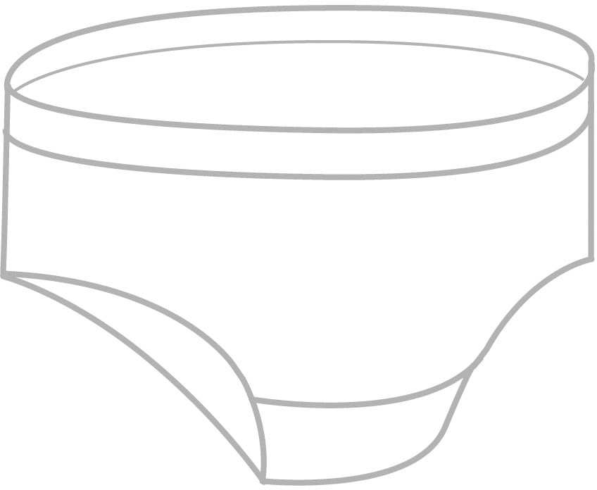 Hydas Inkontinenzslip »aus Baumwolle mit integrierter Saugeinlage«, Diskret und zuverlässig, unsichtbar unter der Kleidung, waschbar