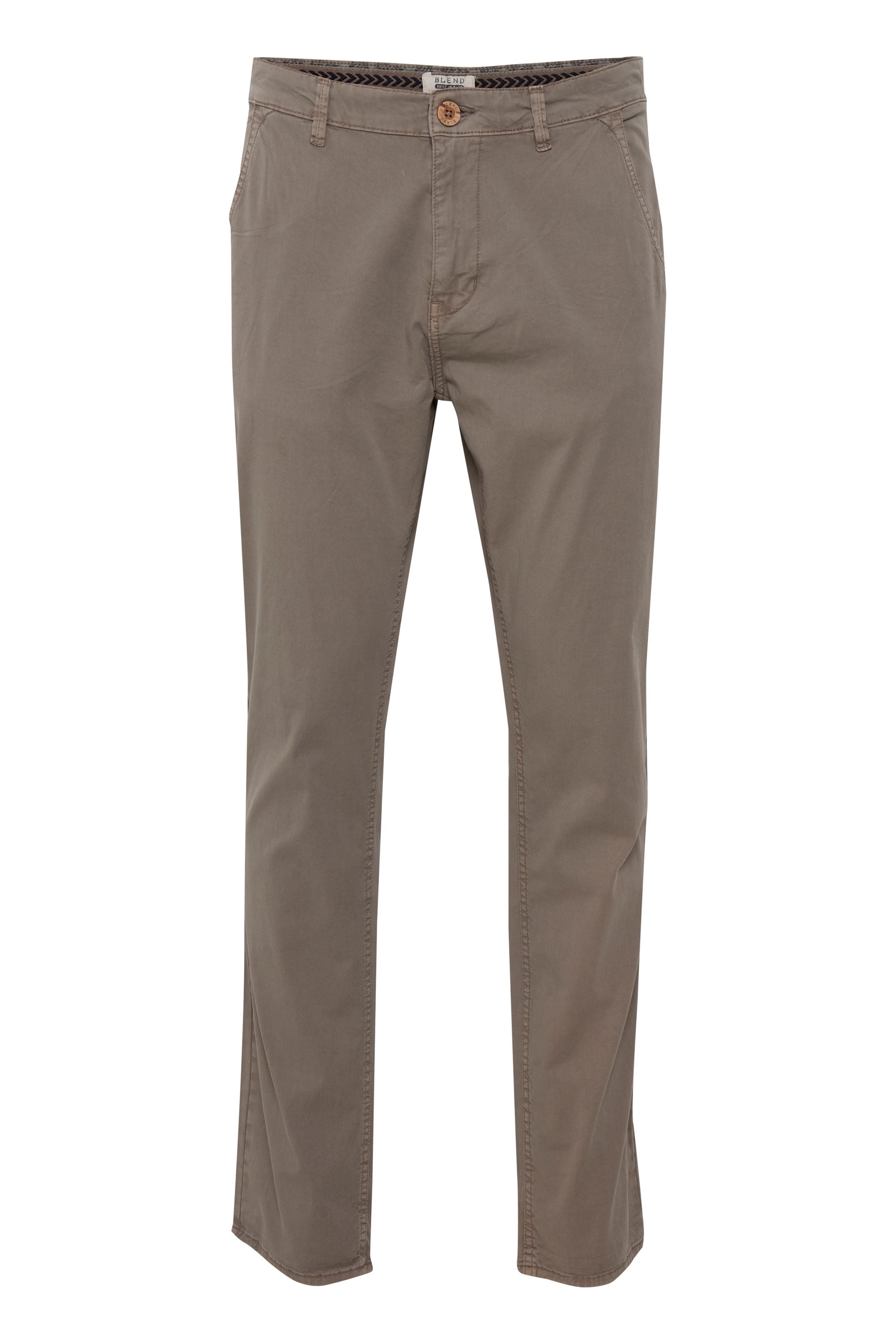 Blend Chinohose Casual Chino Stoffhose aus Baumwolle (1-tlg) 4035 in Grau günstig online kaufen