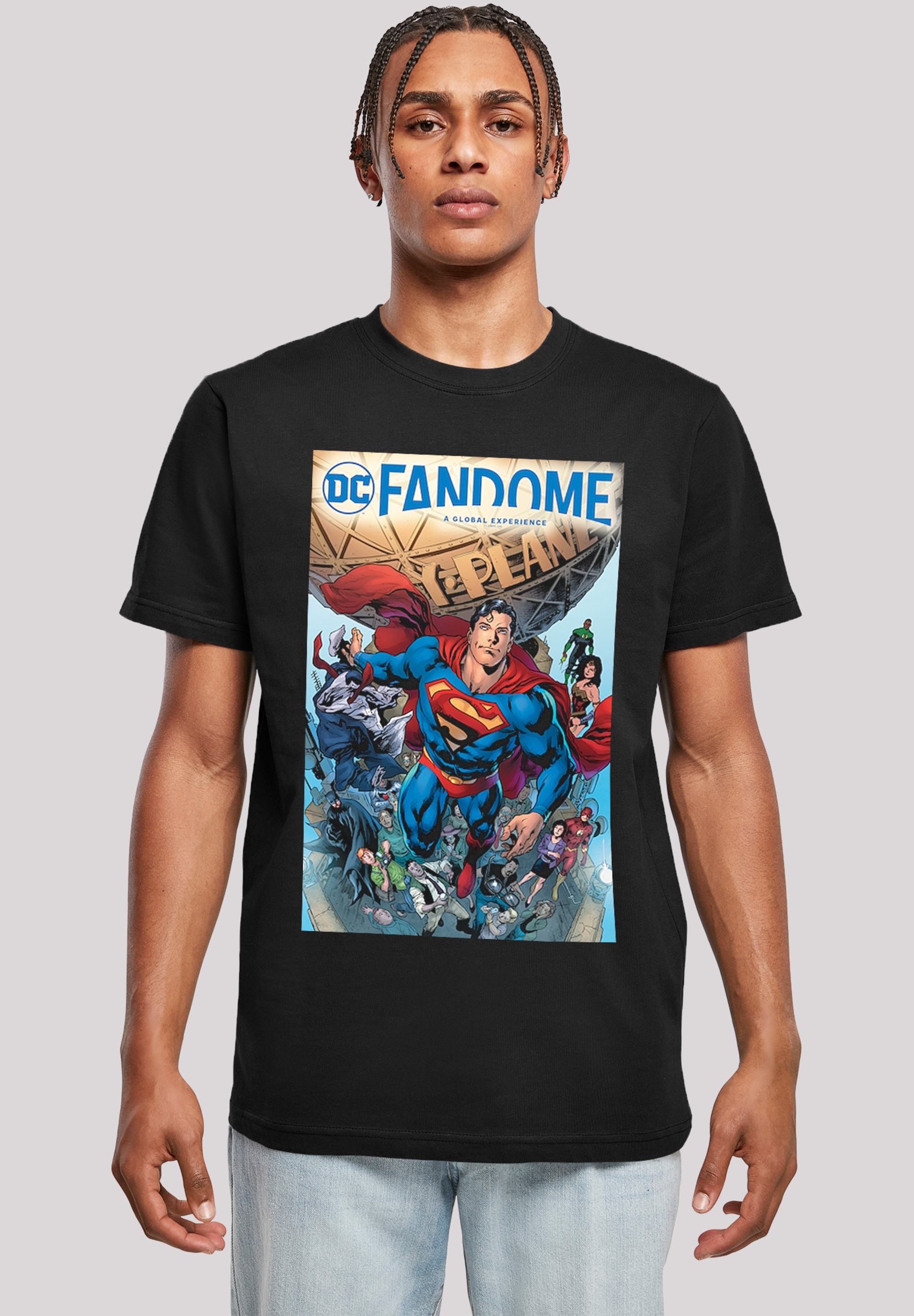 T-Shirt »DC Comics Fandome Superman Superheld«, Herren,Premium...