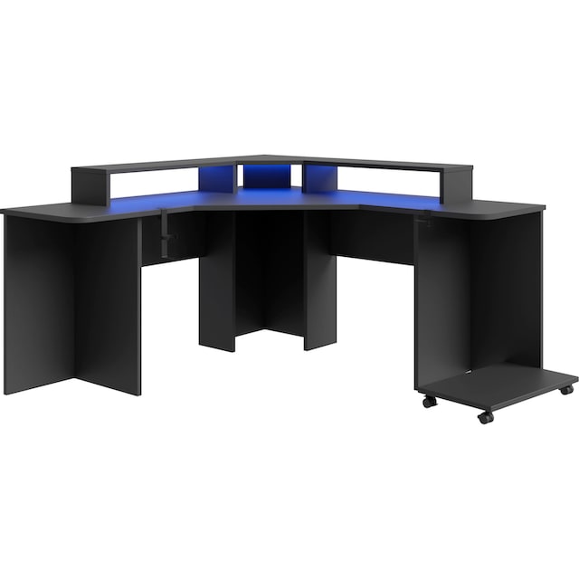 FORTE Gamingtisch »Tezaur«, mit RGB-Beleuchtung, Breite 160 cm bestellen |  BAUR