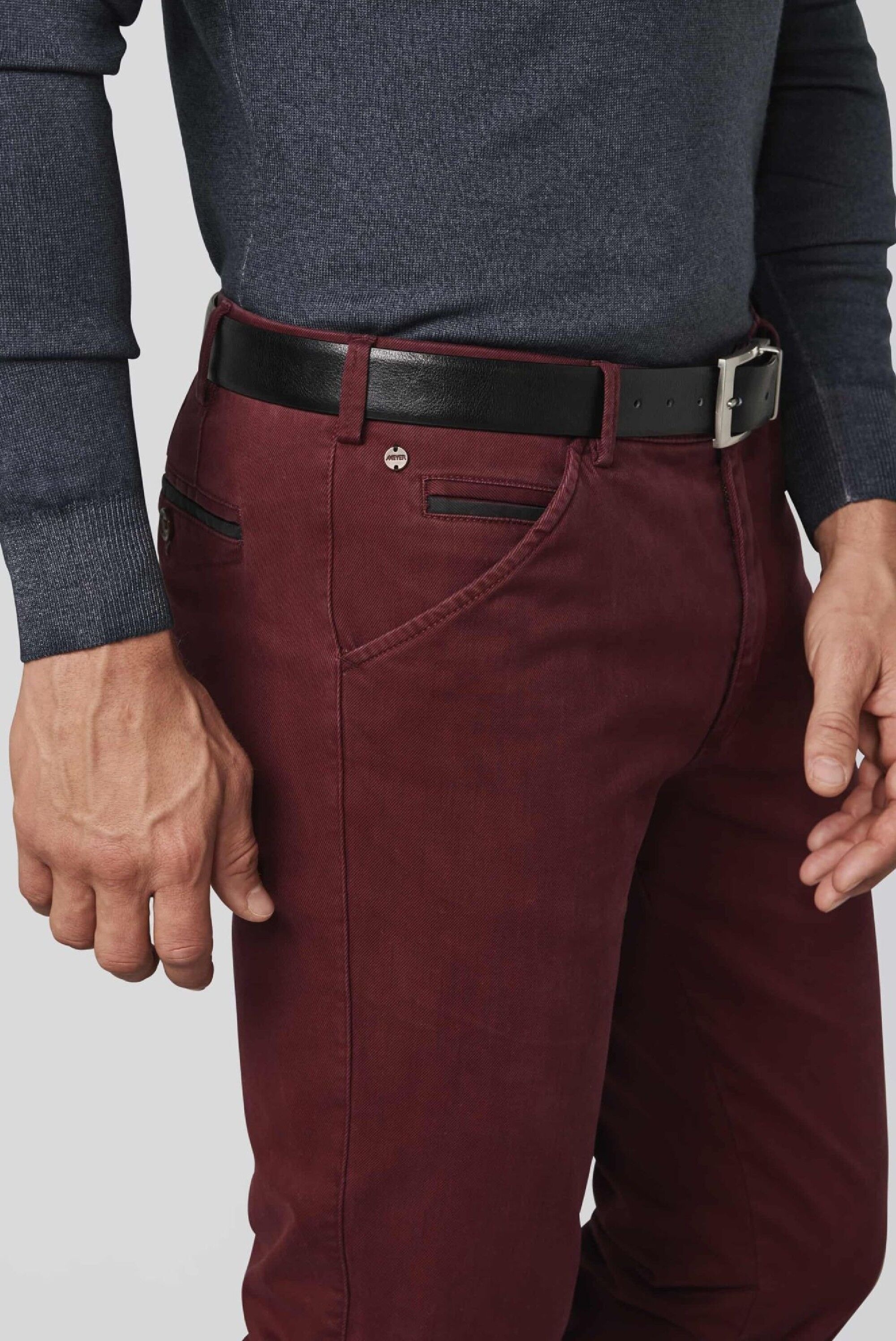 MEYER Ledergürtel "Gürtel", 1 Stk. im unifarbenen Design günstig online kaufen