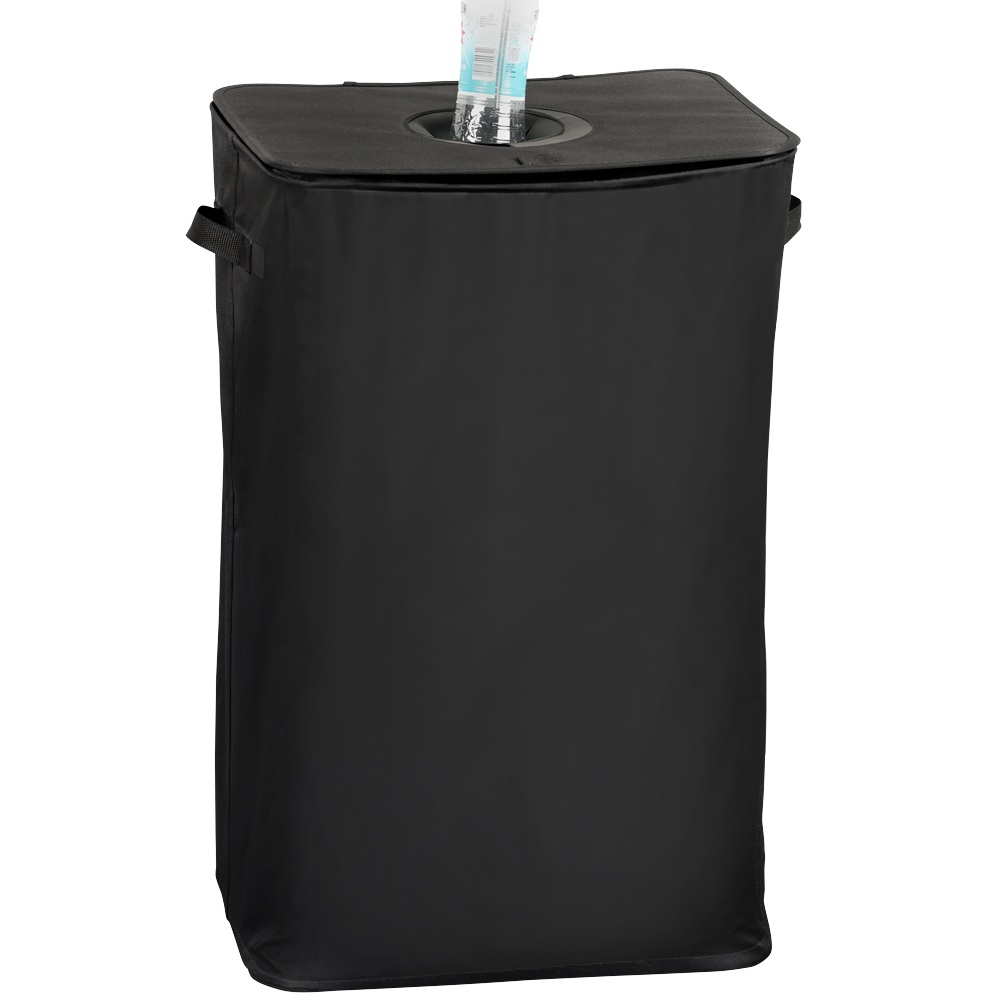 KESPER® Flaschensammler »Flaschenbox, schwarz« mit herausnehmbarer Innentasche, für 30x 1,5L Flaschen