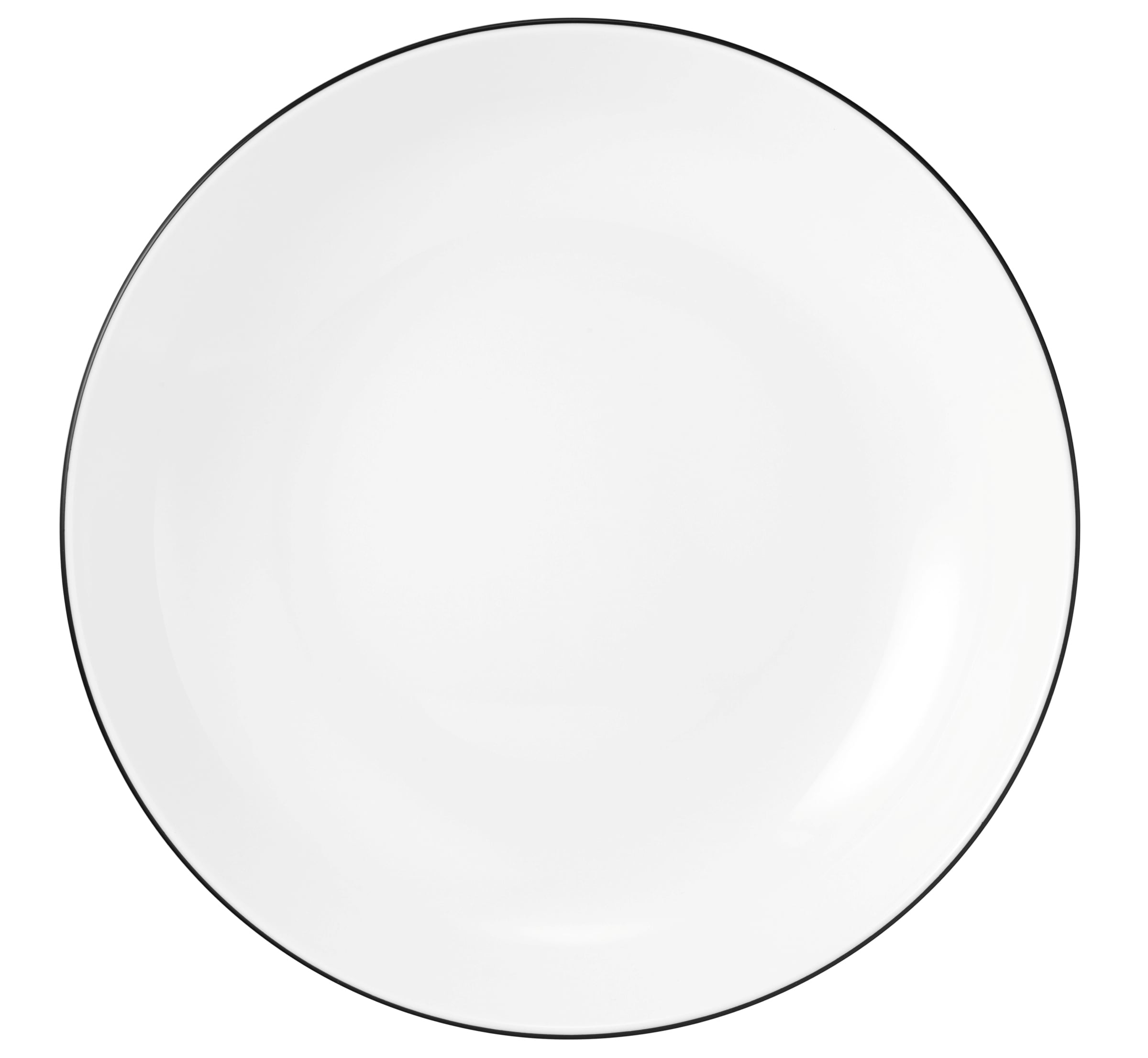 Seltmann Weiden Suppenteller »Lido Black Line«, (1 St.), Teller rund 21 cm