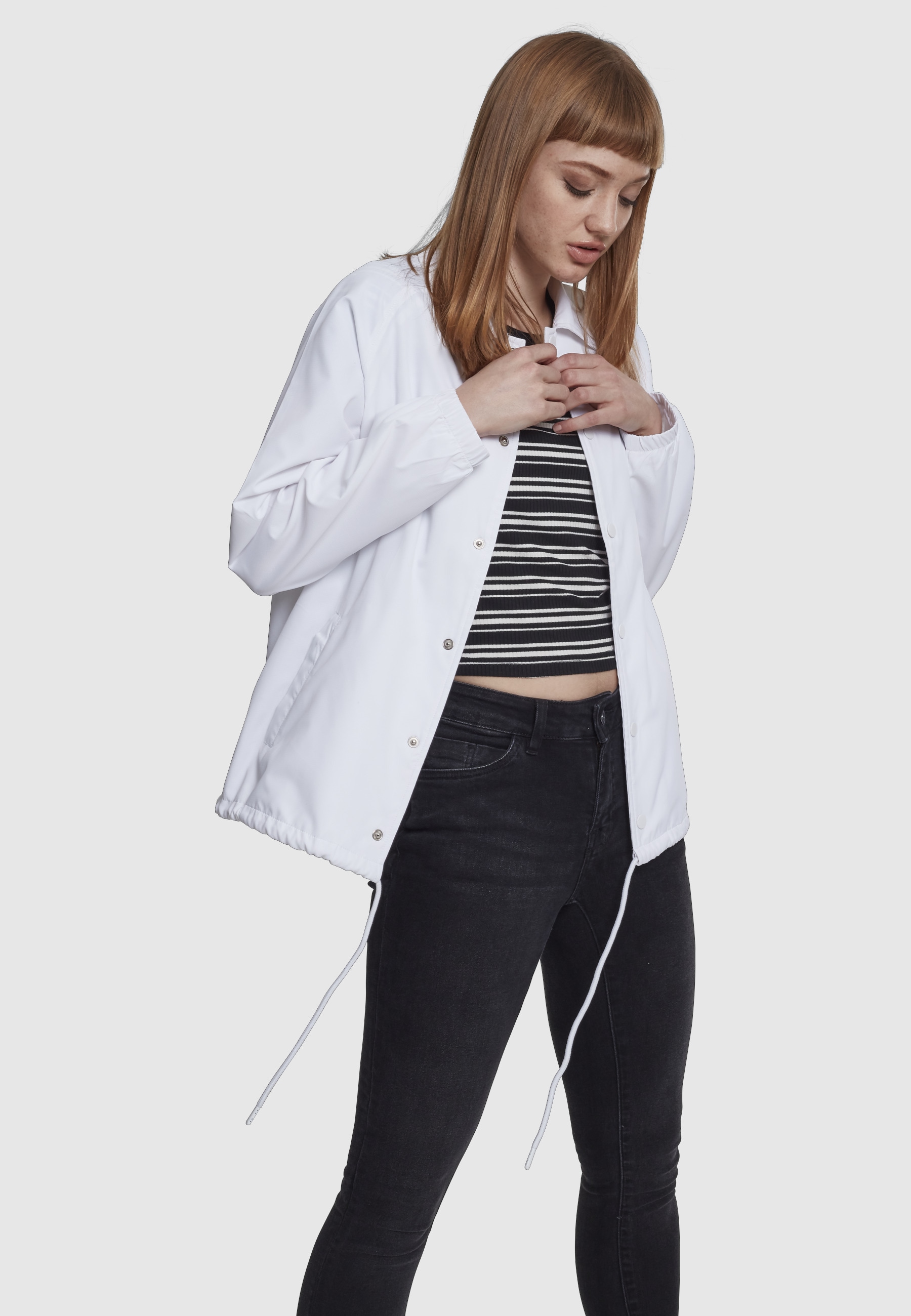 URBAN CLASSICS Funktionsmantel »Urban Classics Damen Ladies Coach Jacket«