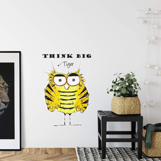 Wall-Art Wandtattoo »Lebensfreude - Think Big Tiger«, (1 St.) kaufen | BAUR