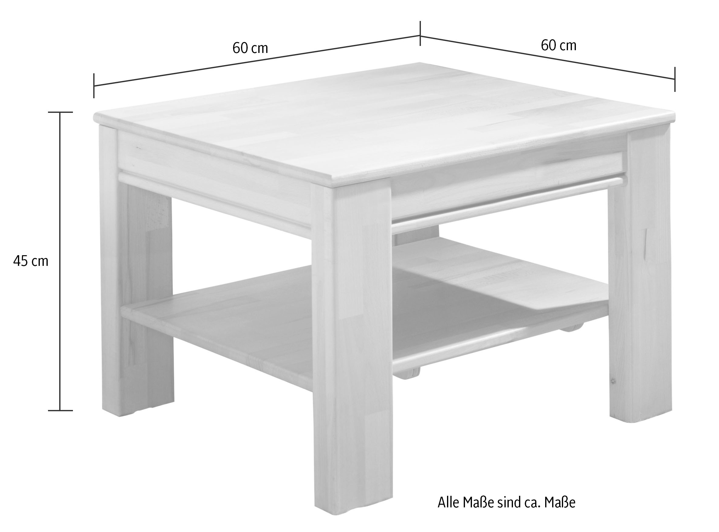 Home affaire Couchtisch »Miriam«, Breite ca, 60 cm