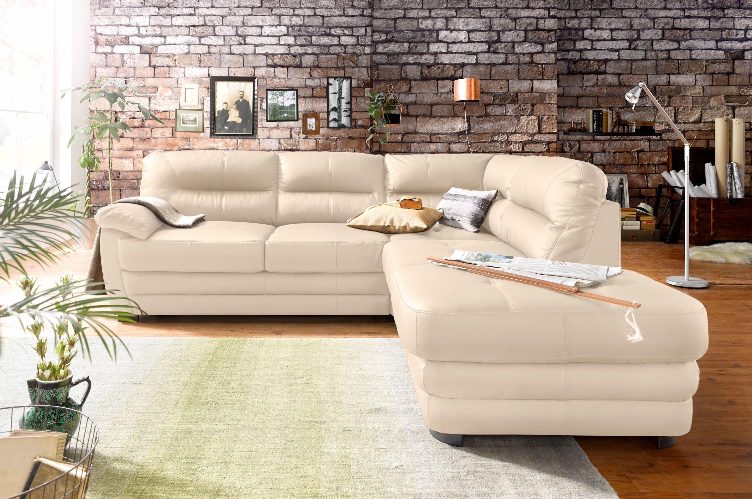 COTTA Polstergarnitur "Royale L-Form", (Set), Set bestehend aus: Ecksofa & günstig online kaufen