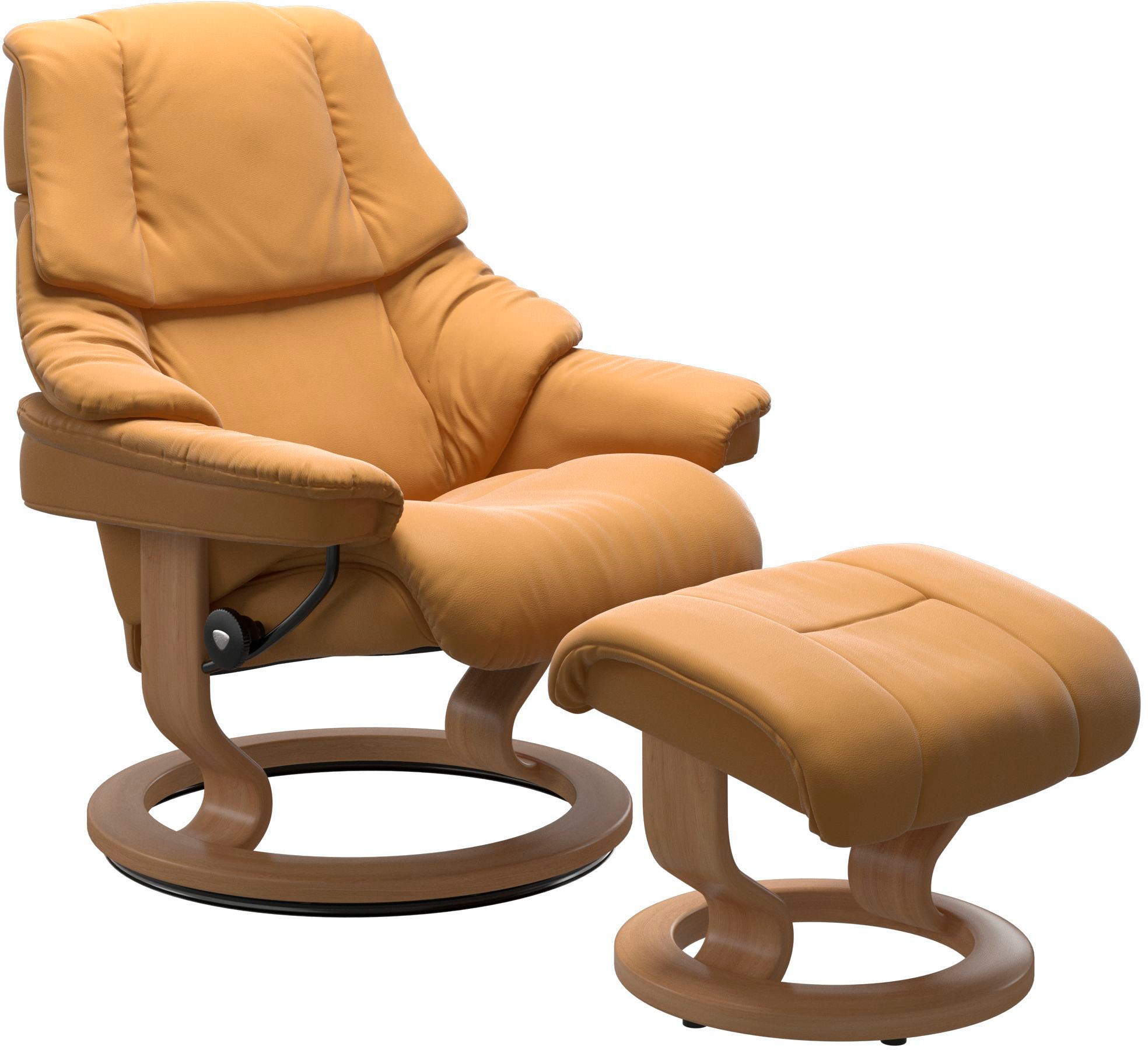 Stressless Fußhocker "Reno", mit Classic Base, Gestell Eiche günstig online kaufen