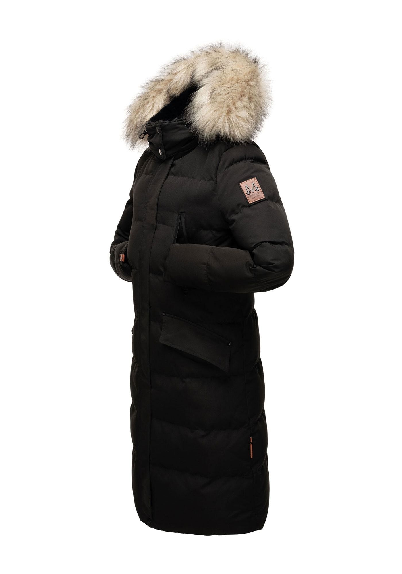 Marikoo Parka »Schneesternchen« langer Parka mit abnehmbarer Kapuze