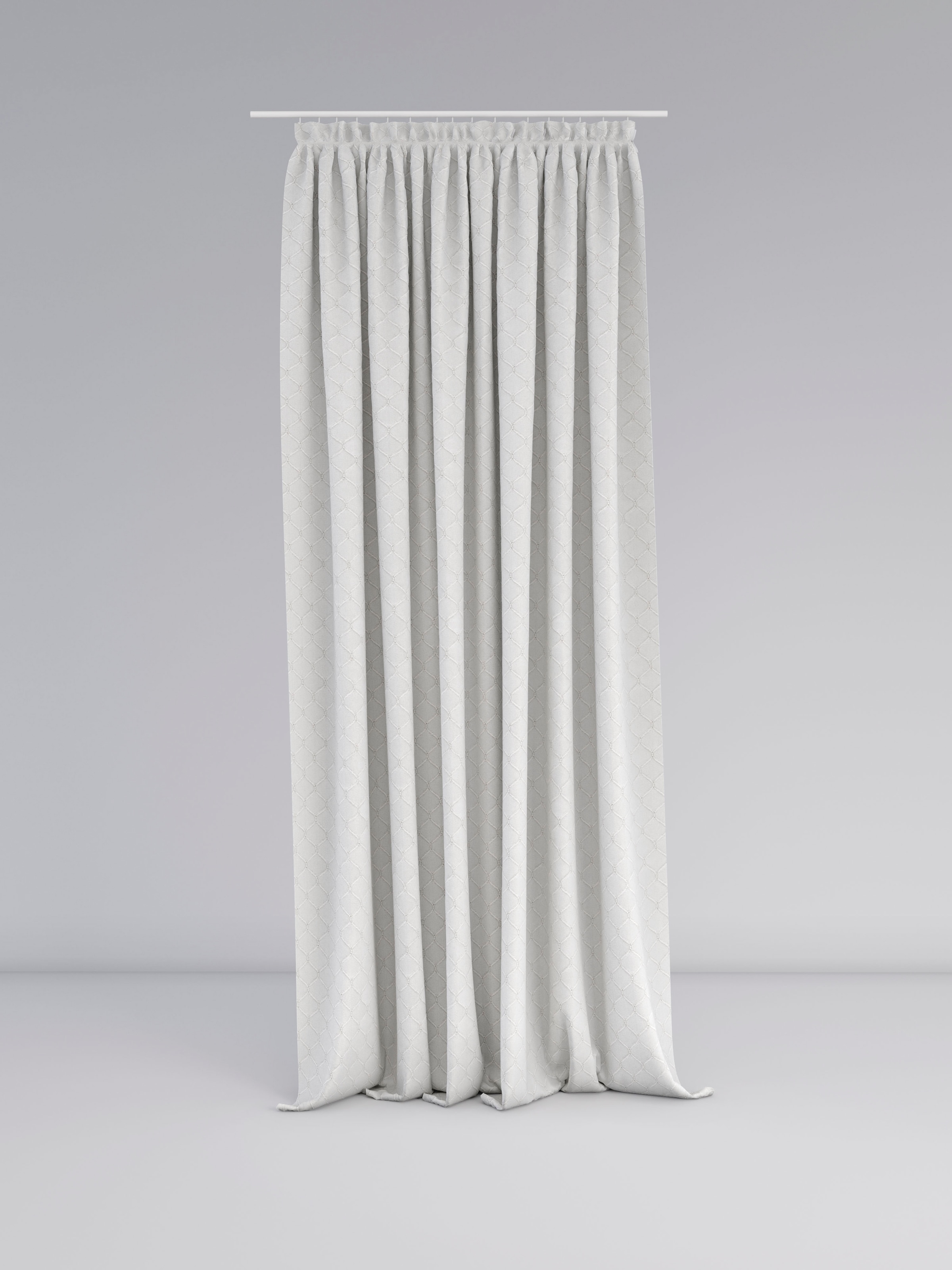 Leonique Vorhang »Rozele«, (1 St.), blickdicht, monochrom, verschiedene  Größen | BAUR