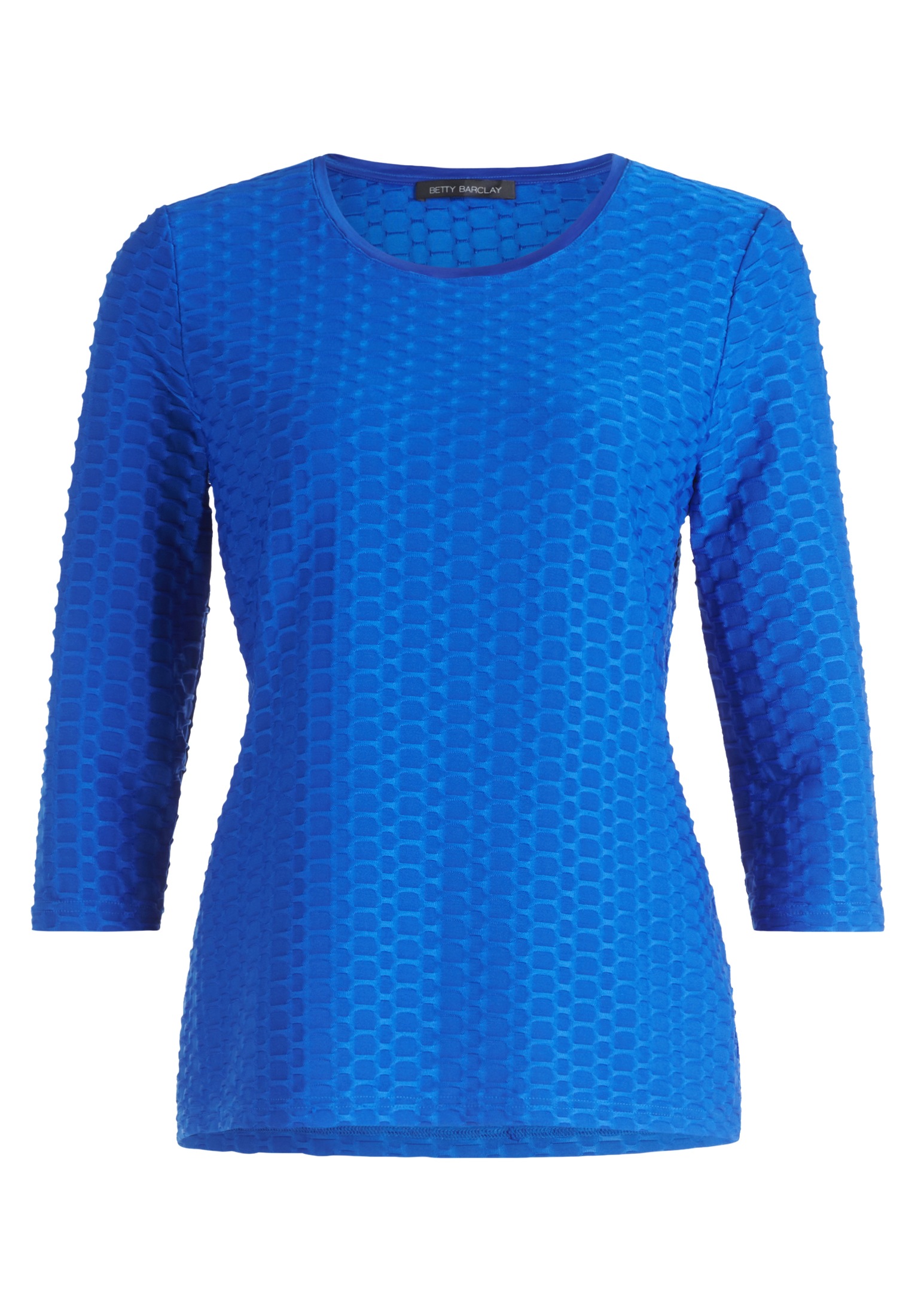 Betty Barclay 3/4-Arm-Shirt »Betty Barclay Basic Shirt mit Rundhalsausschnitt«, (1 tlg.), Material