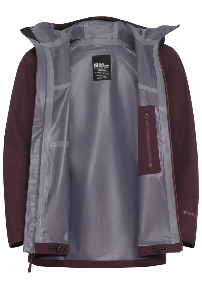 Jack Wolfskin Funktionsjacke »HIGHEST PEAK 3L JKT W«, mit Kapuze