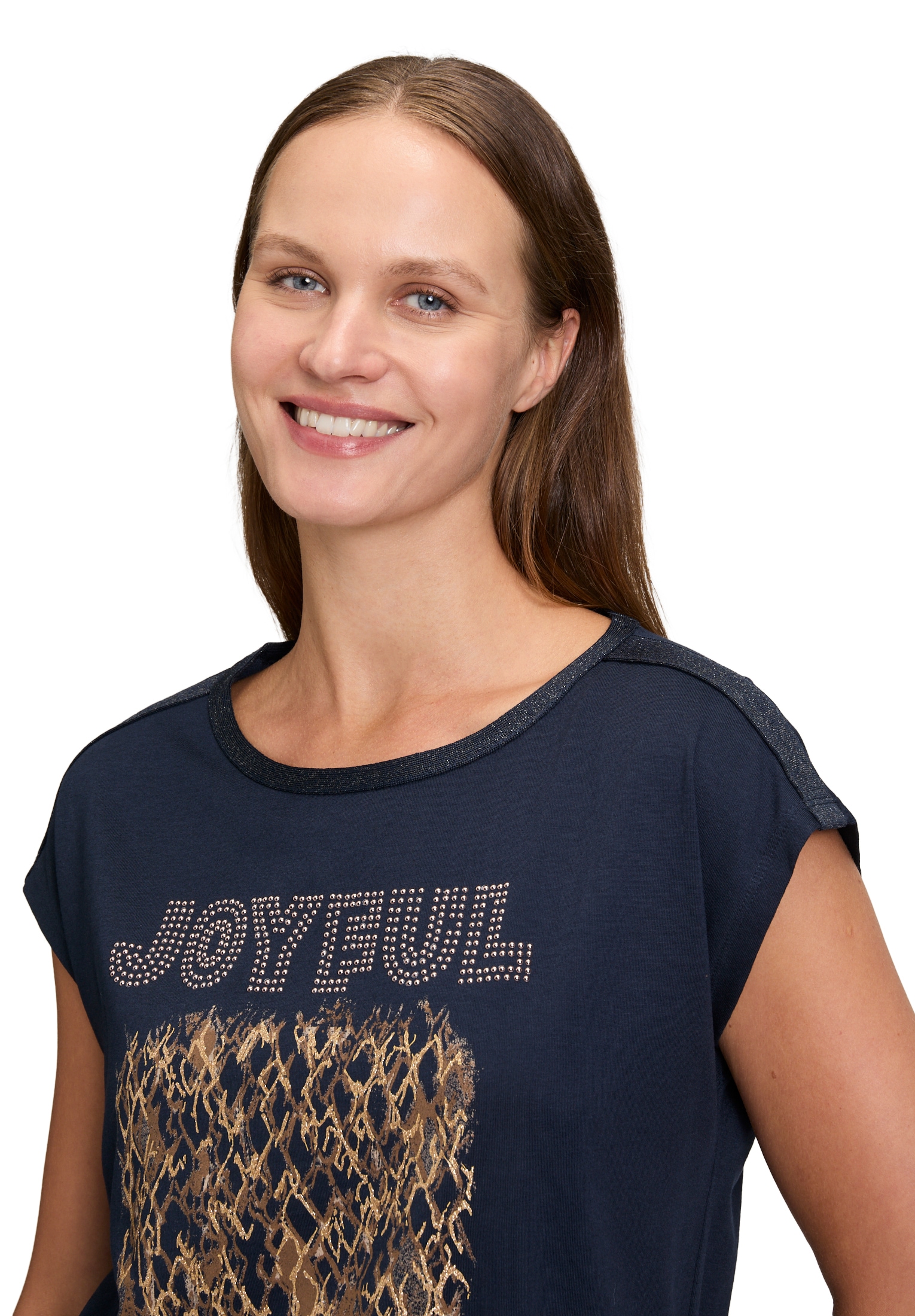 Betty Barclay Kurzarmshirt »Betty Barclay Blusenshirt mit U-Boot-Ausschnitt«, (1 tlg.)