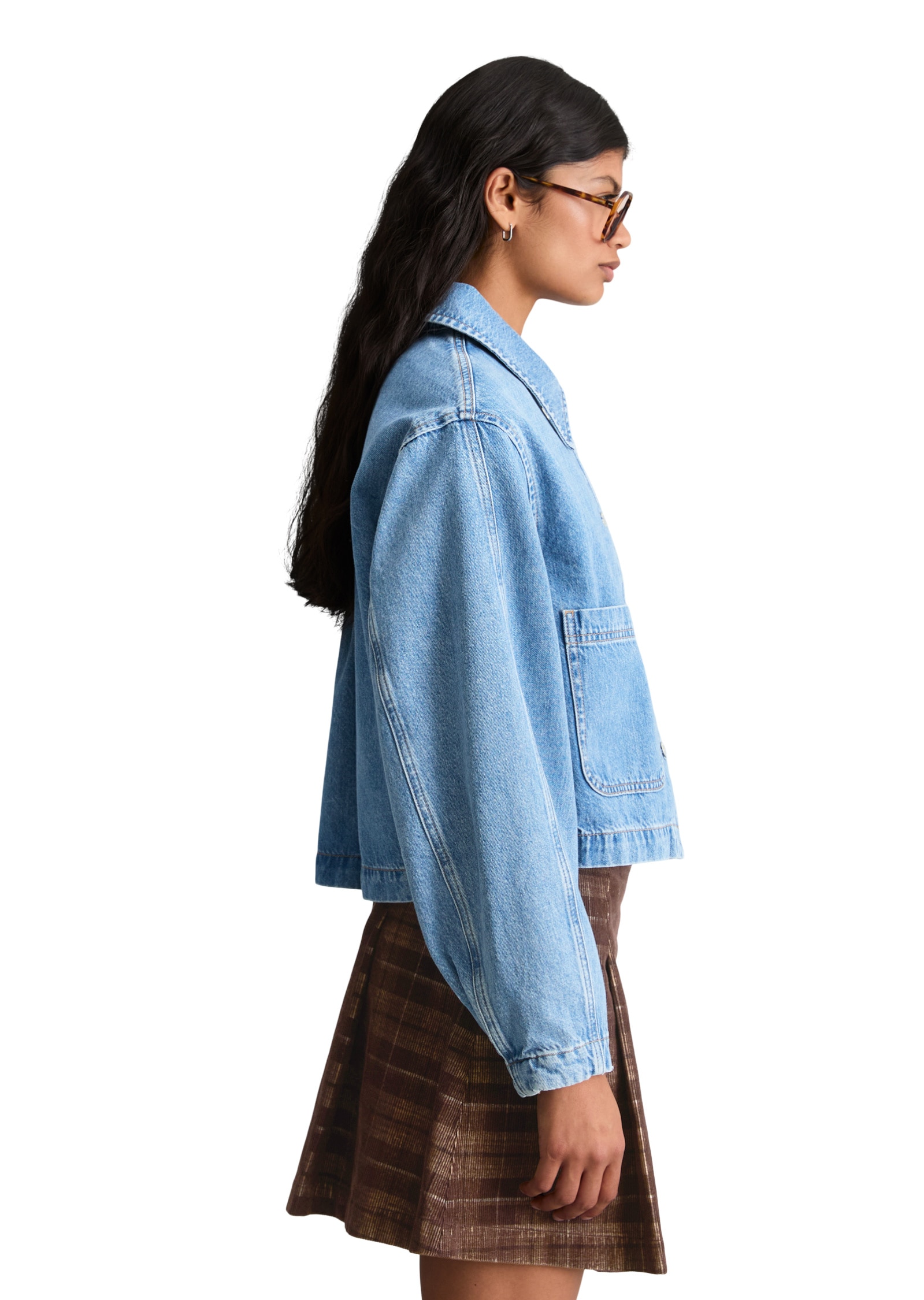 Marc O'Polo DENIM Jeansjacke »aus reiner Bio-Baumwolle« ohne Kapuze