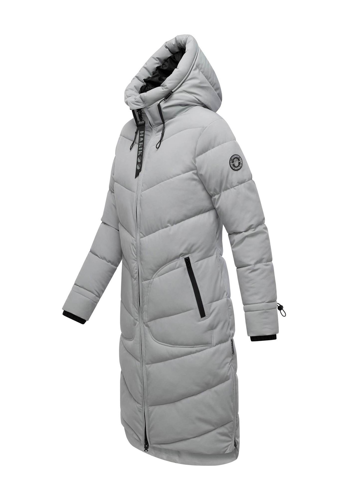Marikoo Winterjacke »Benikoo«, mit Kapuze, langer Winter Mantel gesteppt