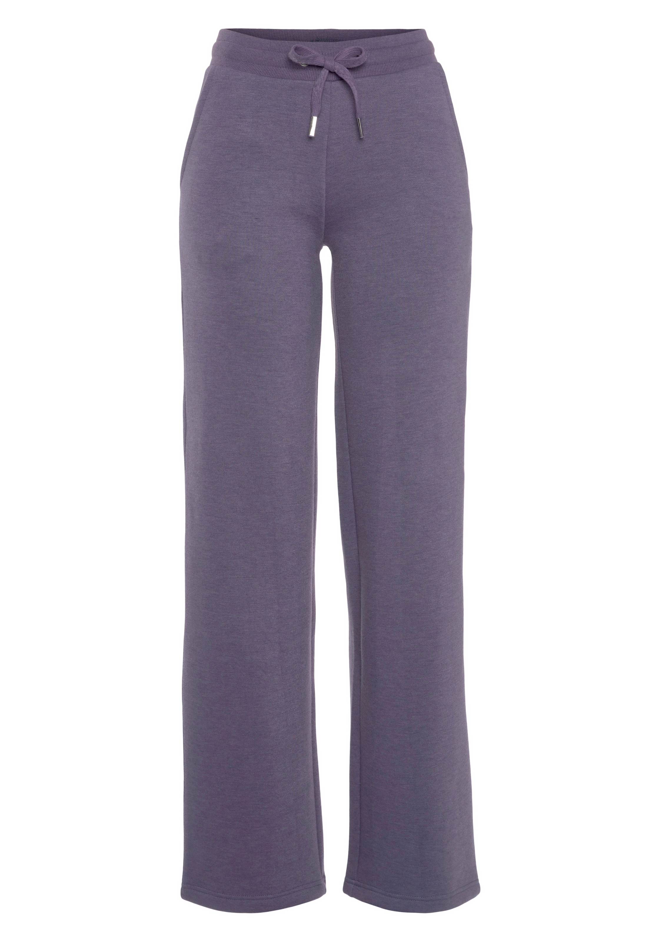 Vivance Relaxhose, mit weitem Bein und aus ultraweicher Sweatqualität, Loungewear
