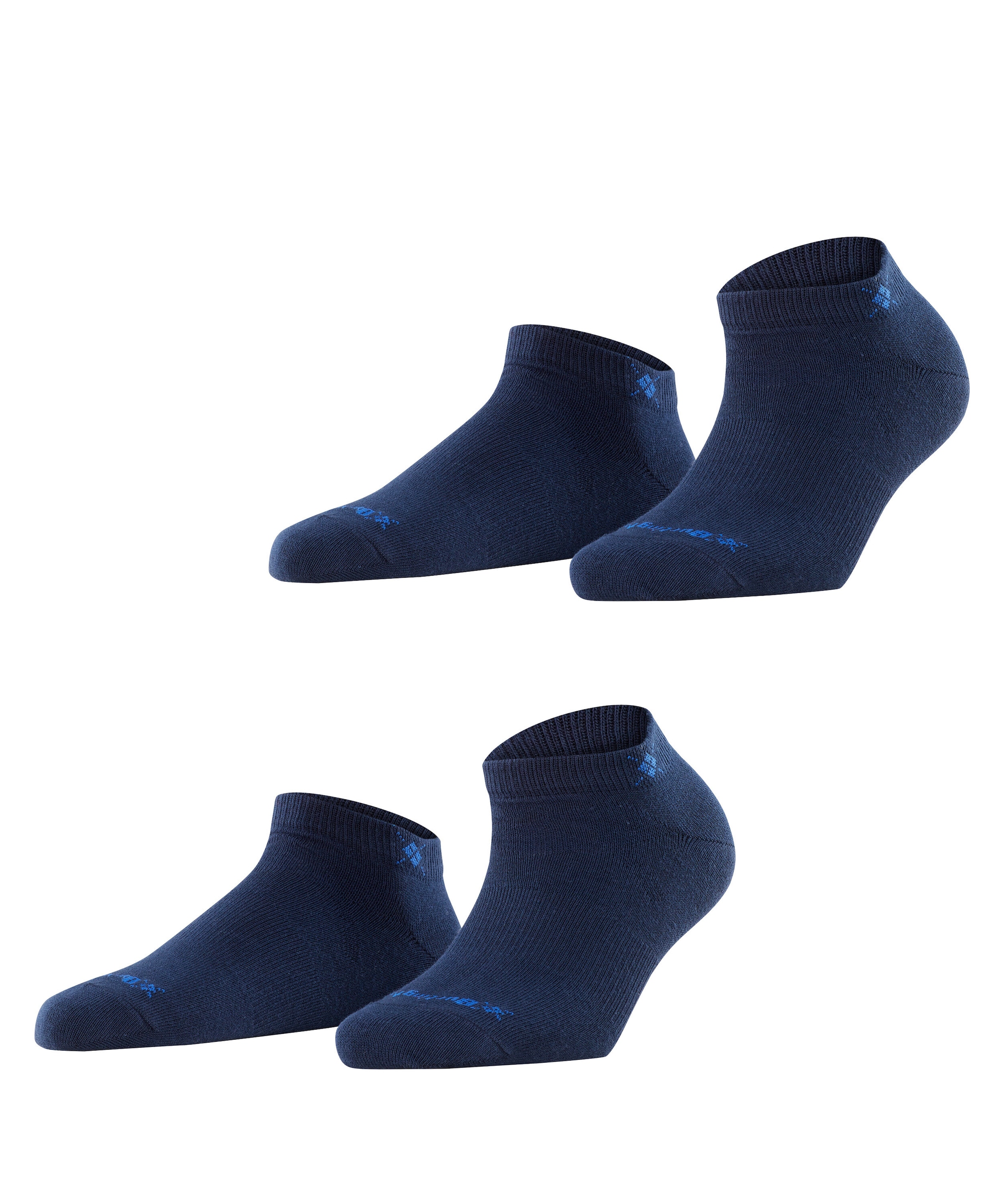Burlington Sneakersocken "Everyday" 2 Paar, Einheitsgröße 36-41, unifarben, Burlington-Logo
