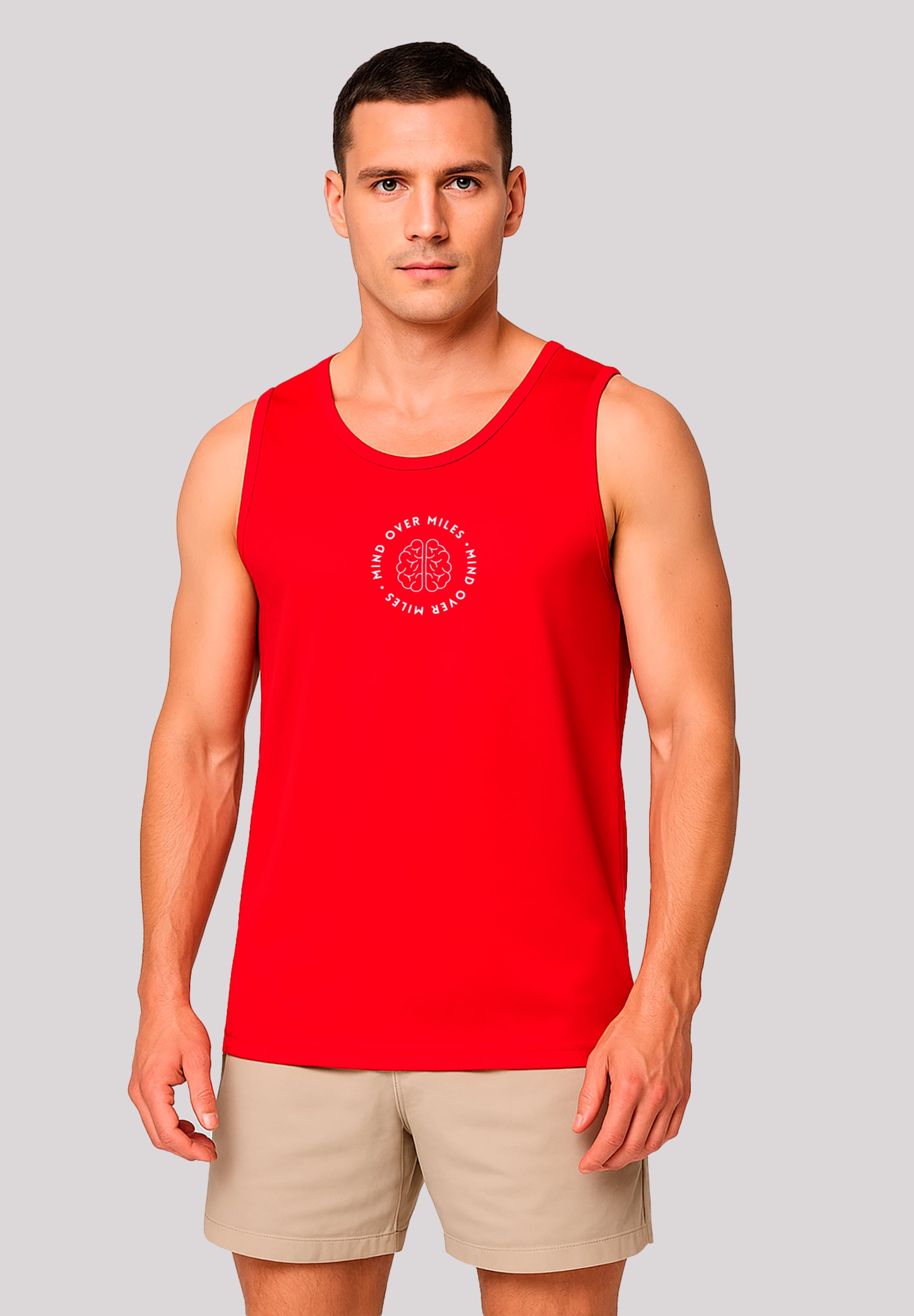 F4NT4STIC Muskelshirt "Running Mind Over Miles Tanktop" Sport Shirt günstig online kaufen