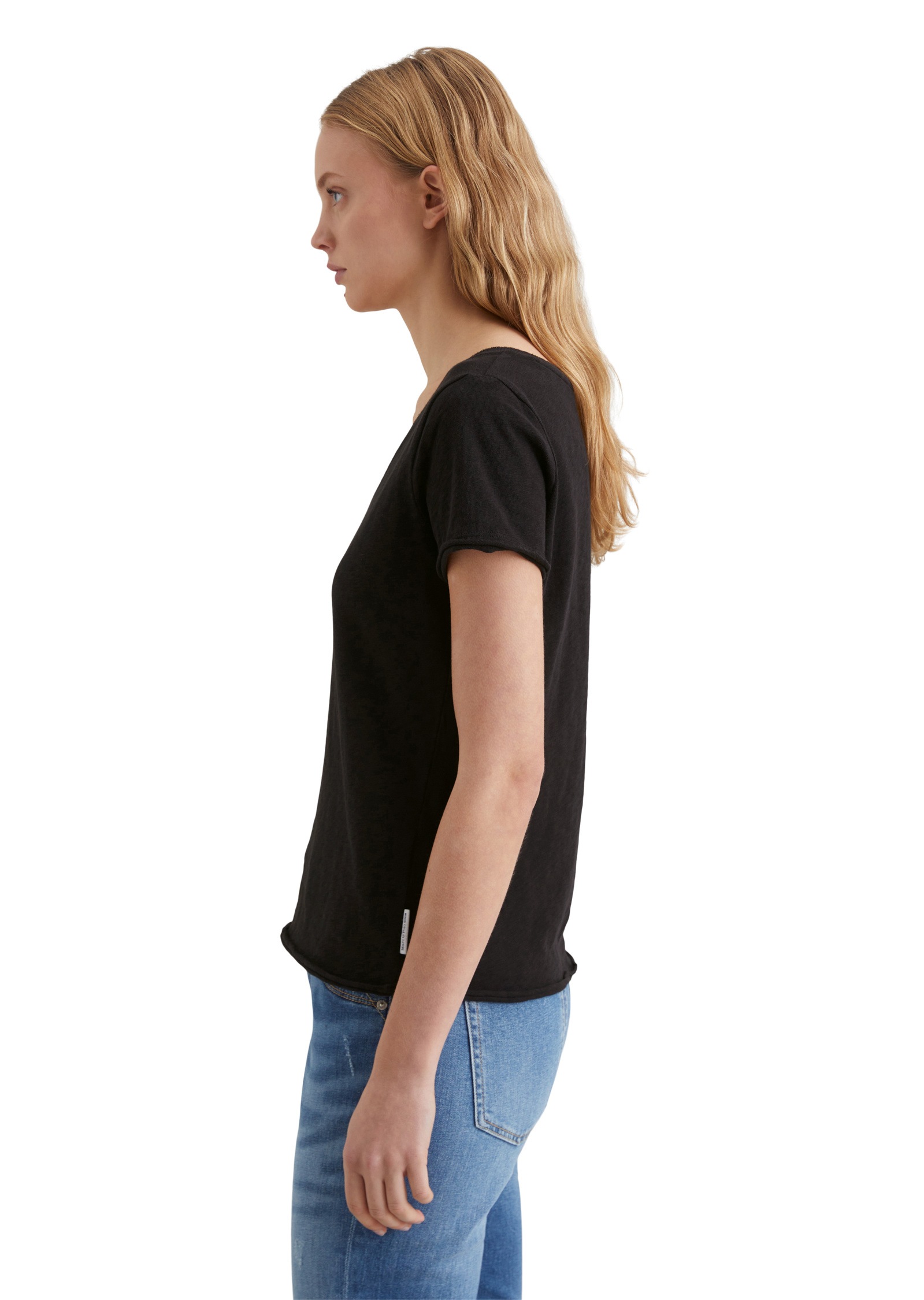 Marc OPolo DENIM T-Shirt "aus Organic Cotton Slub Jersey" günstig online kaufen