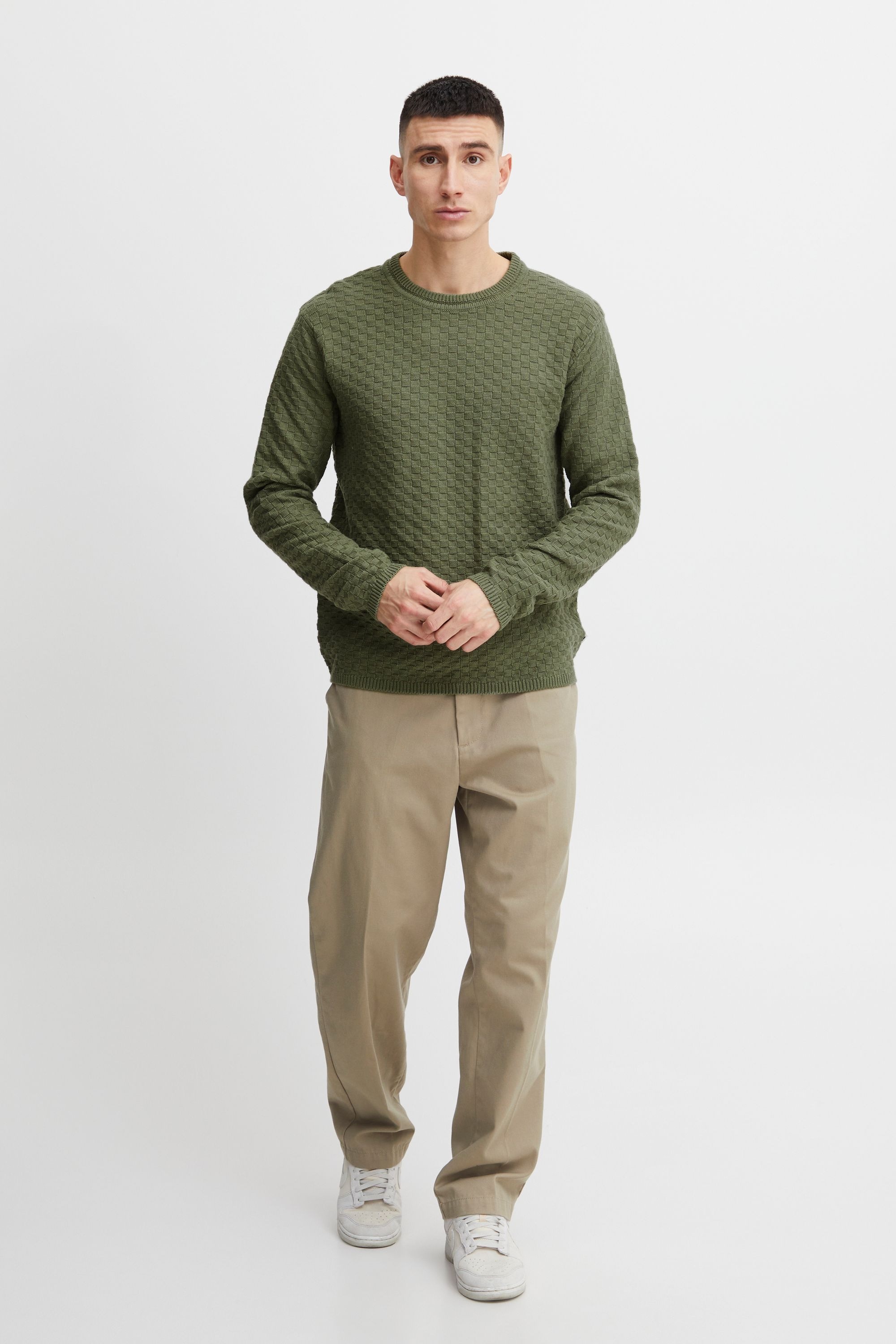 !Solid Strickfleece-Pullover »Strickpullover SDElijah«