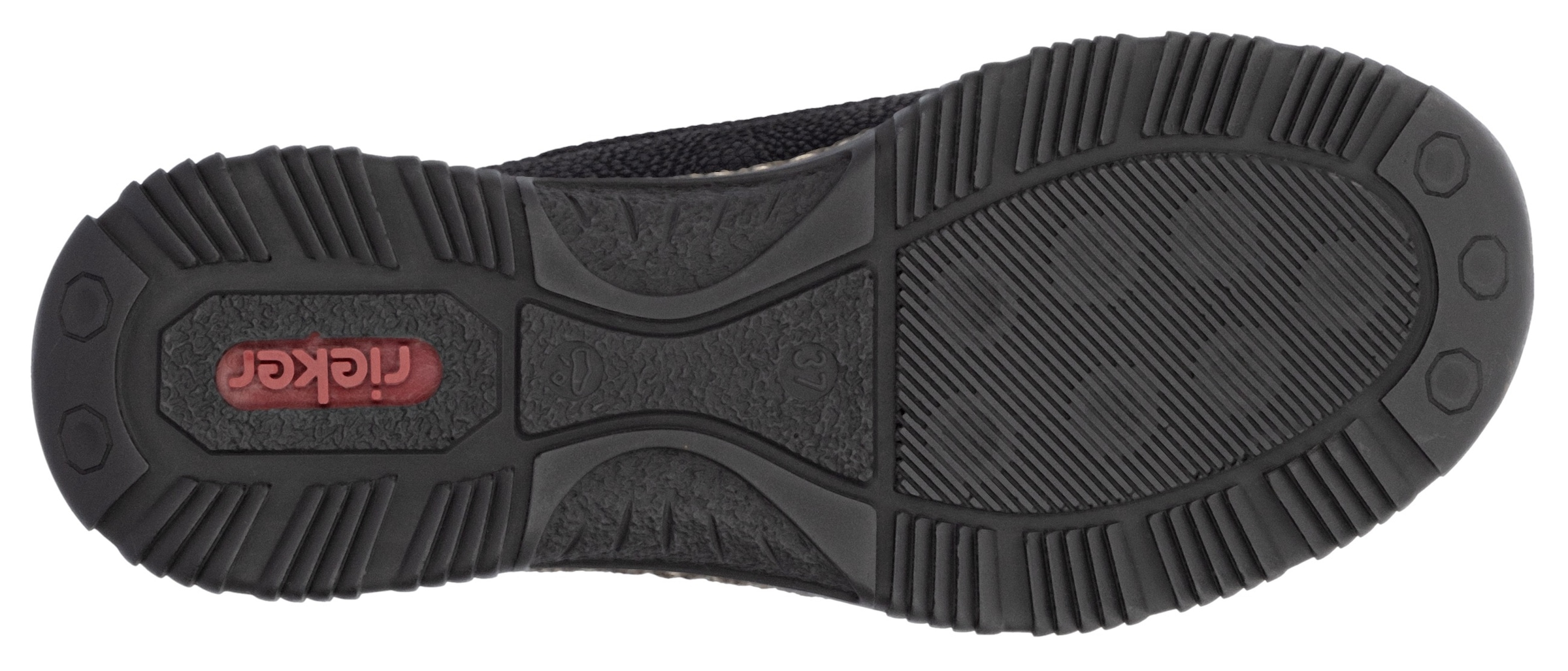 Rieker Slip-On Sneaker, Schlupfschuh, Freizeitschuh mit Schnellverschluss