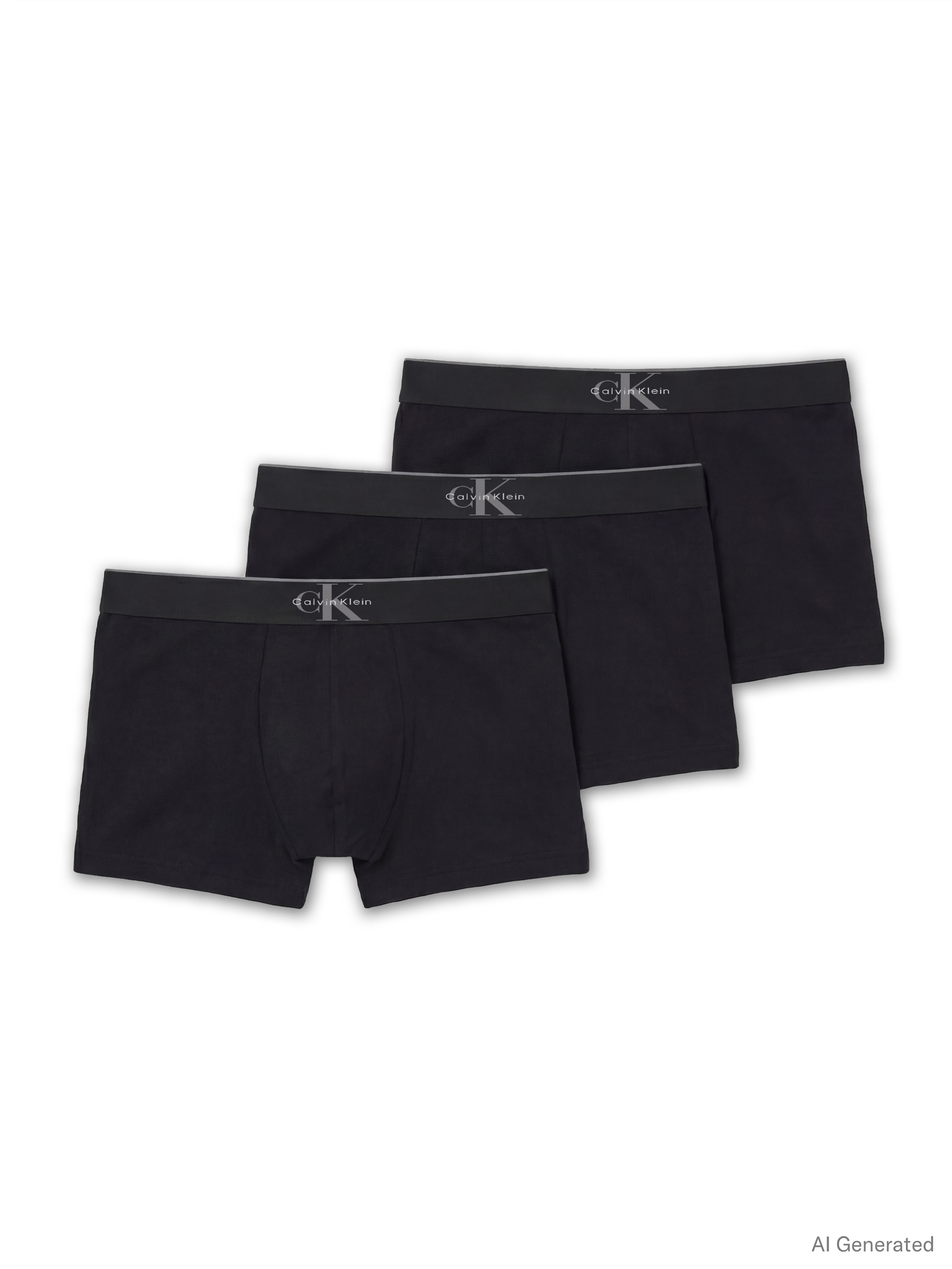 Calvin Klein Underwear "Trunk 3PK" Packung, 3er-Pack, Körpernahe Passform mit elastischem Bund