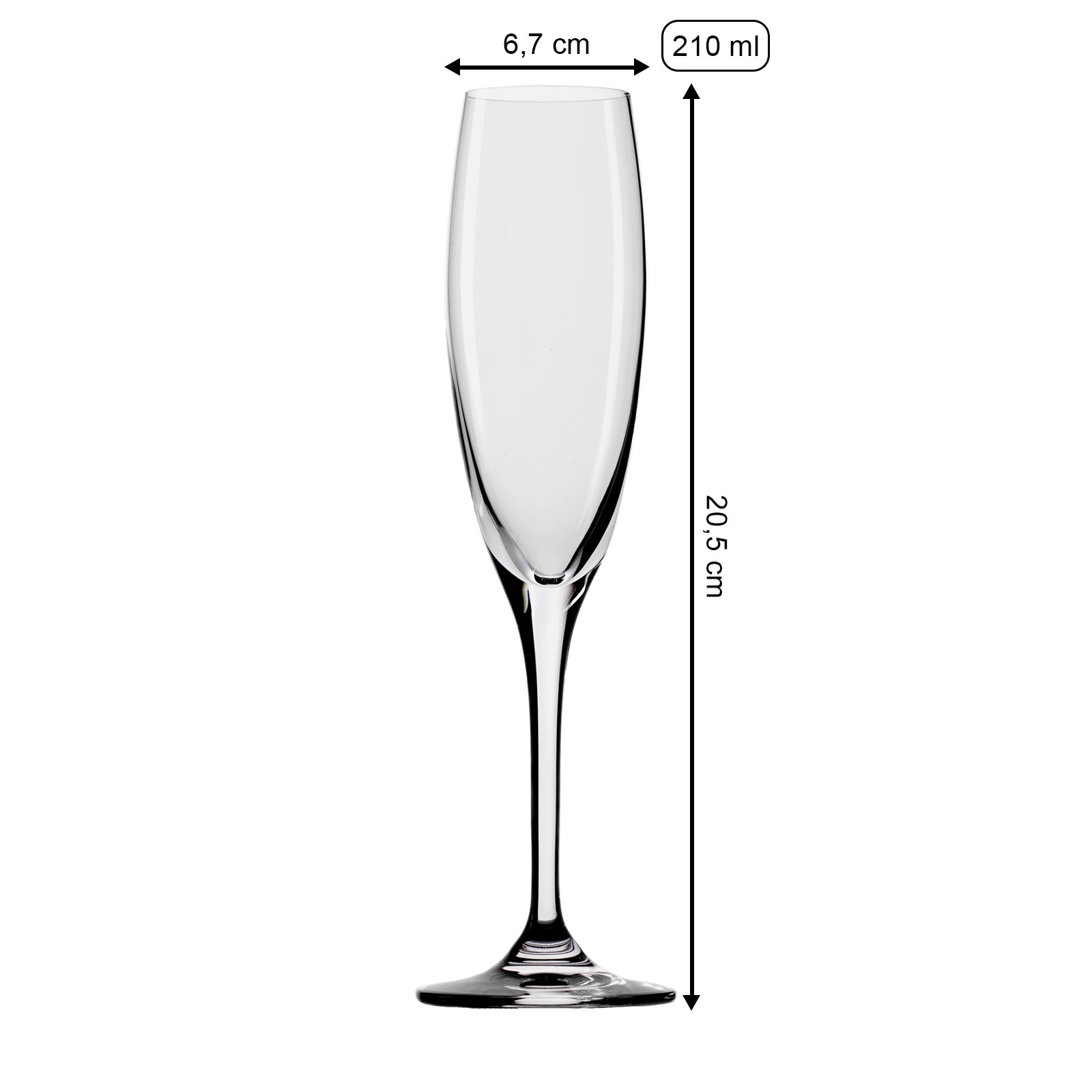 Stölzle Sektglas »Sektgläser Vinea 170 ml 6er Set transparent«