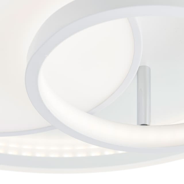Brilliant LED Deckenleuchte »Sigune«, 1 flammig-flammig, Ø 40 cm, dimmbar,  CCT, 4800 lm, Fernbedienung, Metall, weiß/schwarz kaufen | BAUR