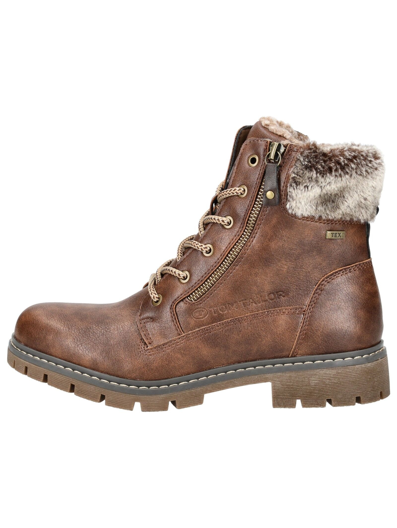 TOM TAILOR Winterboots, Blockabsatz, Winterstiefelette, Schnürboots günstig online kaufen