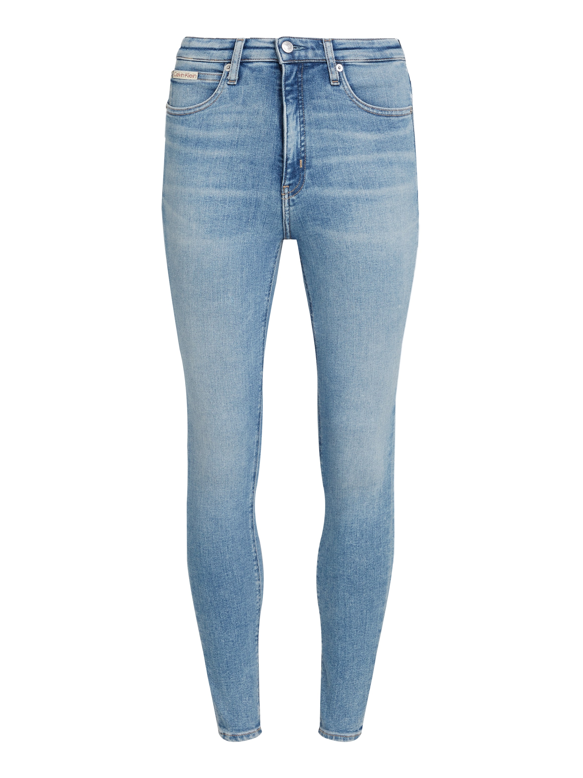 Calvin Klein Jeans Skinny-fit-Jeans »HIGH RISE SUPER SKINNY ANKLE«, mit Stoned wash Optik, mit Coinpocket