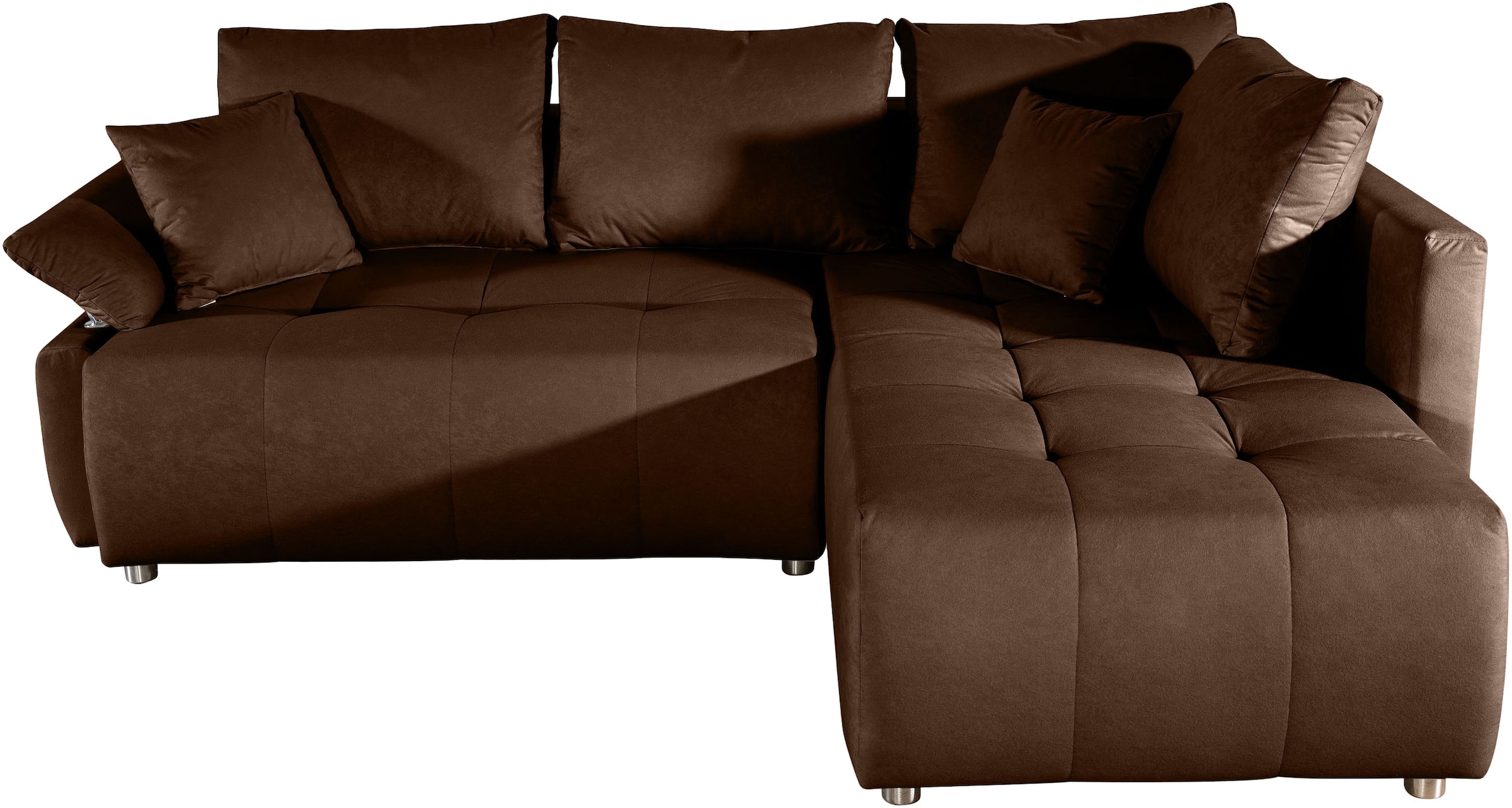 COLLECTION AB Ecksofa Ecksofa, Schlaffunktion, Bonnelfederkern, Kissen, Armverstellung