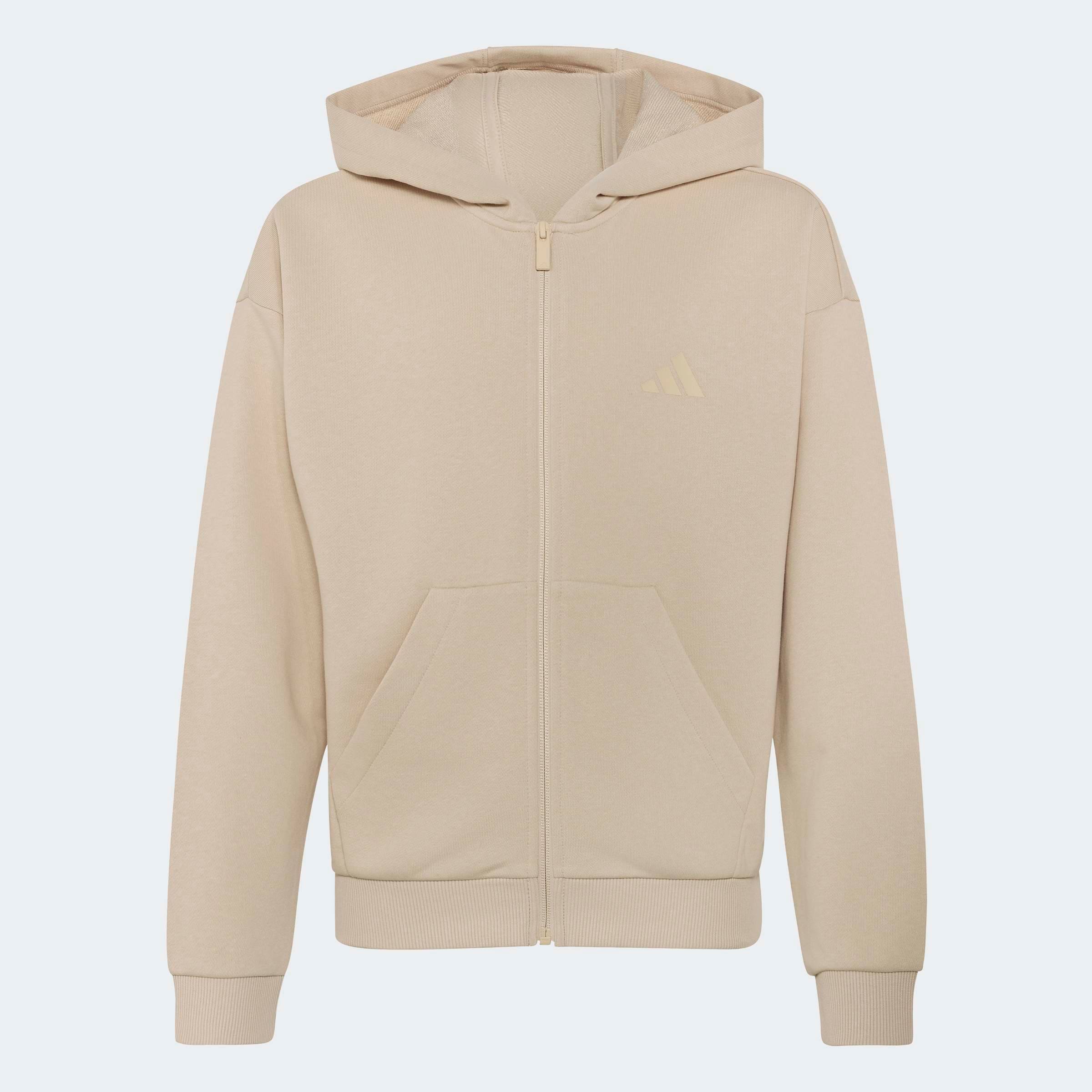 adidas Sportswear Kapuzensweatshirt »ESSENTIALS, DURCHGEHENDER REISSVERSCHLUSS«, für Kinder, mit Kapuze
