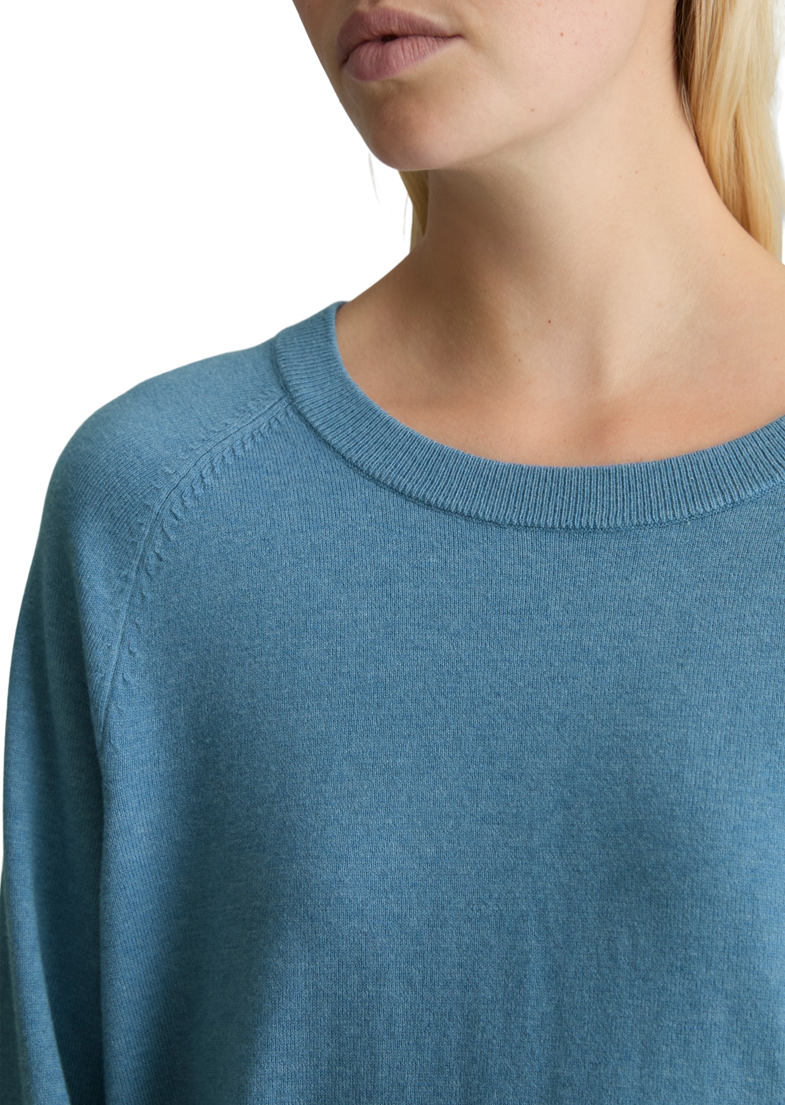 Marc O'Polo DENIM Strickpullover »aus Soft Cotton Stretch«