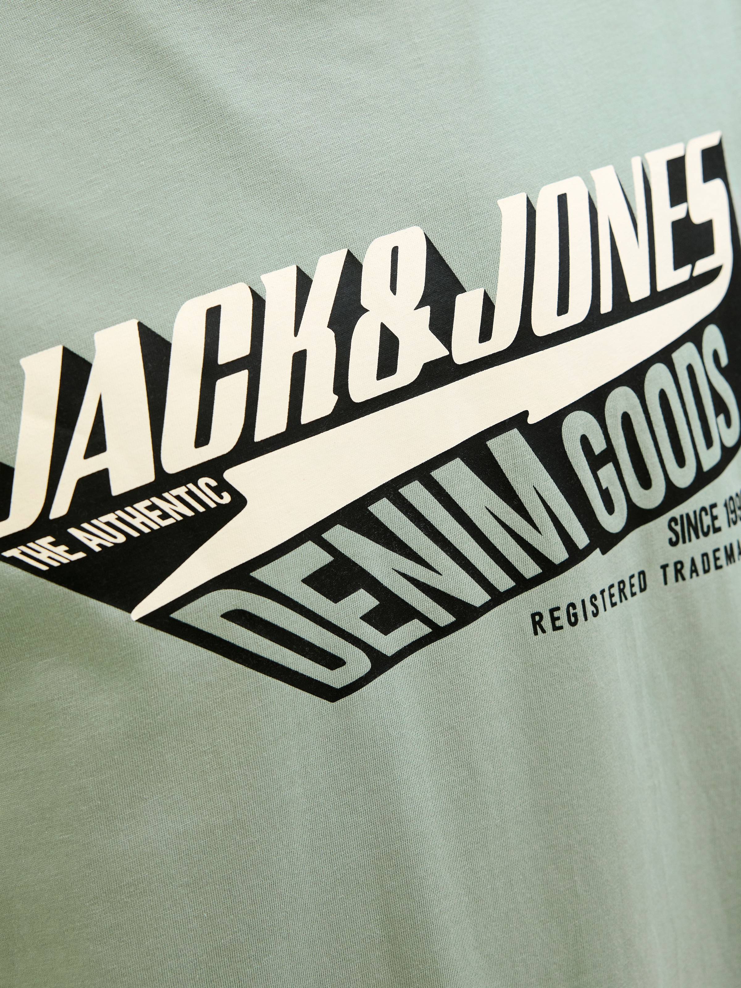 Jack & Jones Rundhalsshirt »JJELOGO TEE SS O-NECK 2 COL AW25 SN«