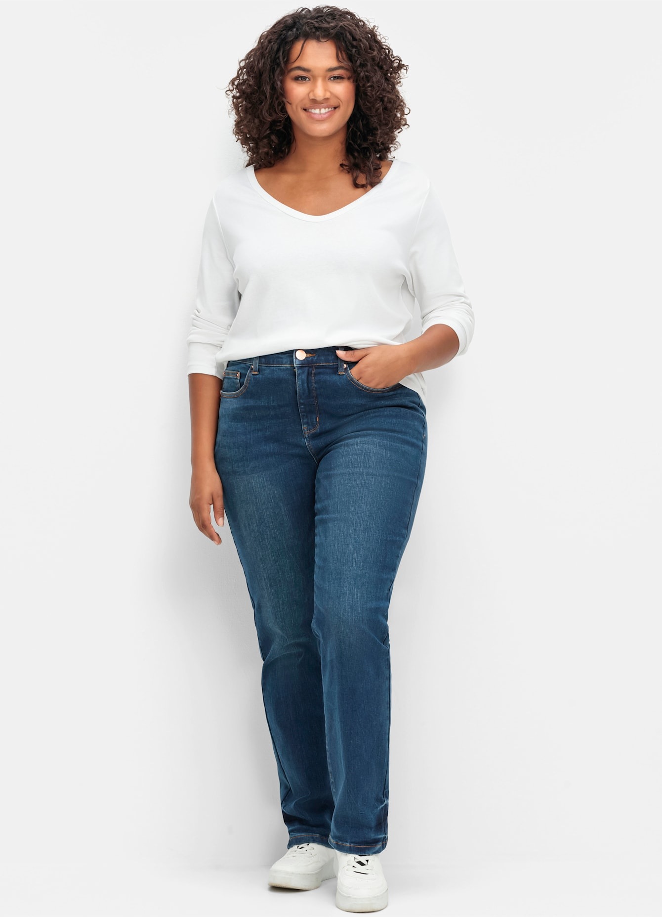 Sheego Bequeme Jeans 1 Stk. tlg. günstig online kaufen