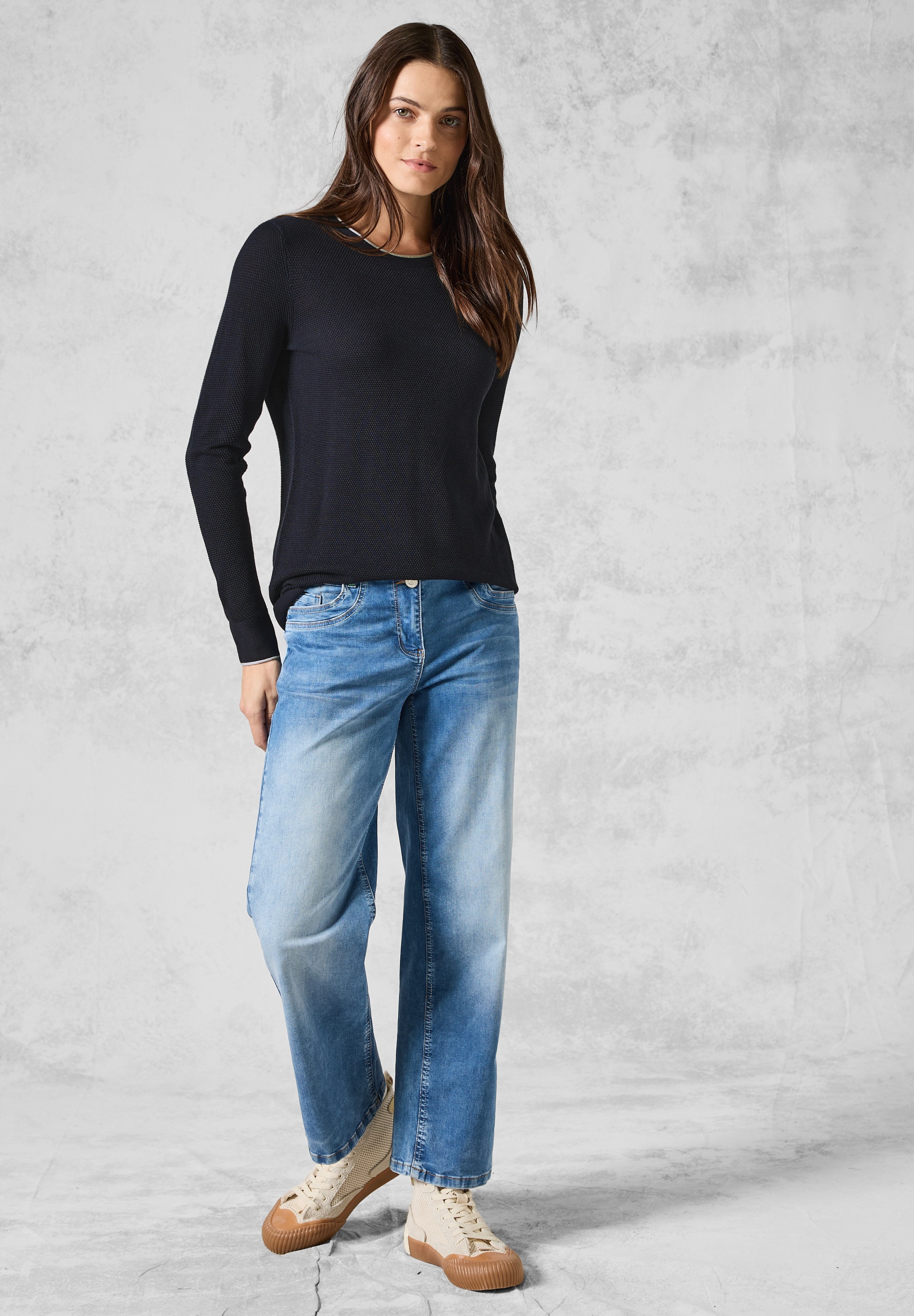 Thumbnail - Cecil Strickpullover, im soften Baumwoll-Mix