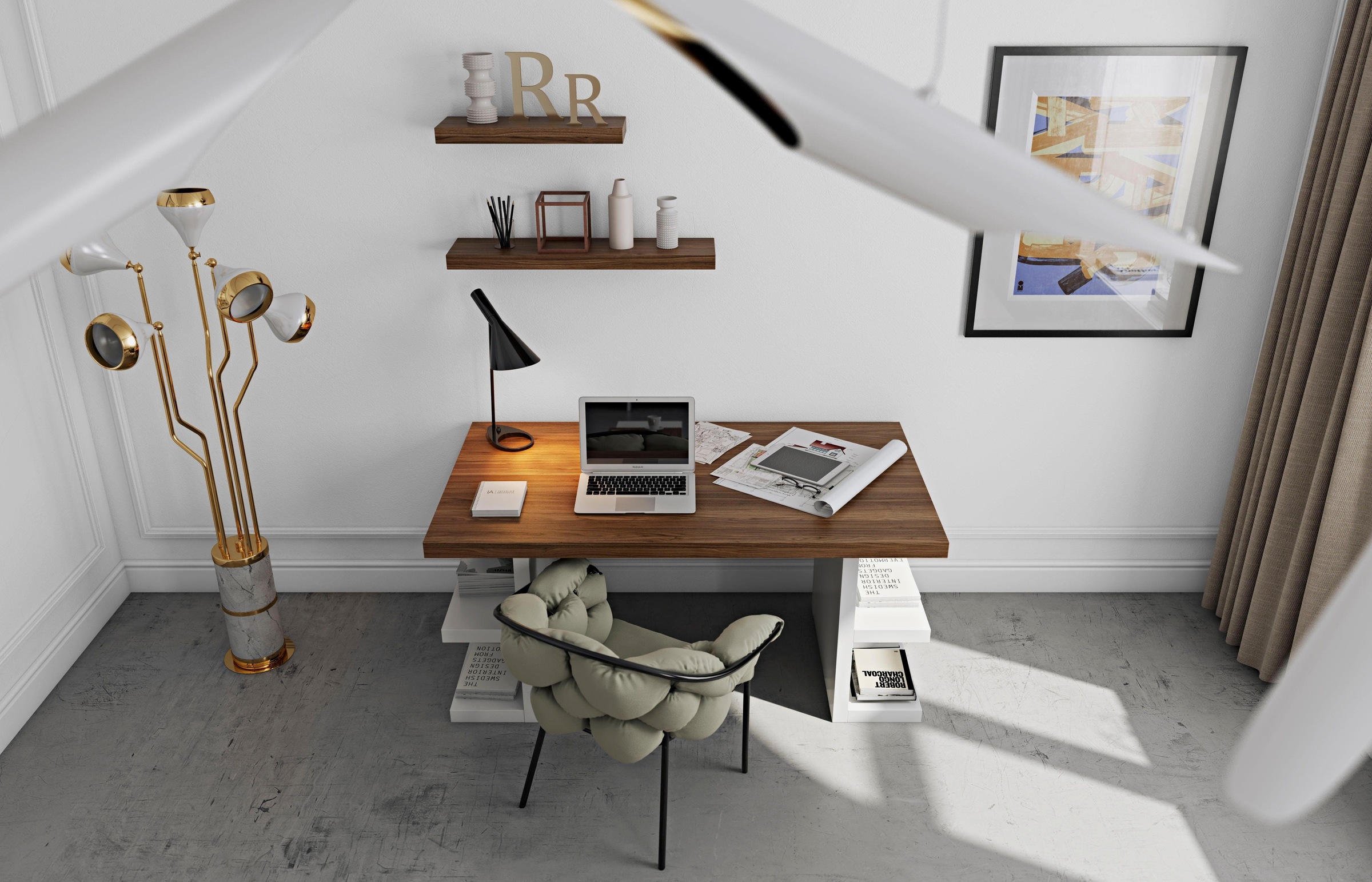 TemaHome Wandboard »Balda«, mit einer Metallstange zur Wandmontage, in unterschiedlichen Größen