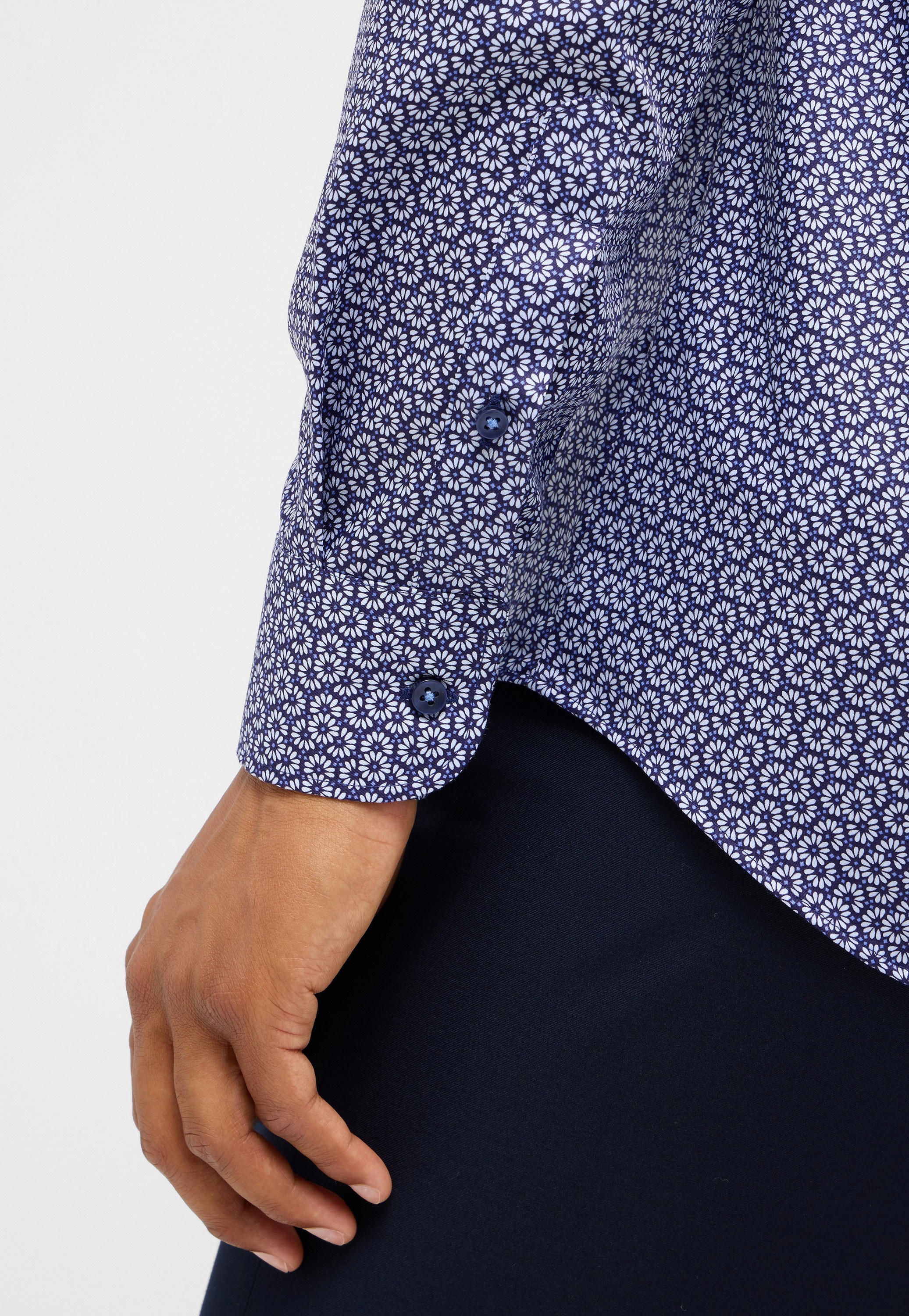 Thumbnail - Eterna Langarmhemd "SLIM FIT" NON IRON (bügelfrei)