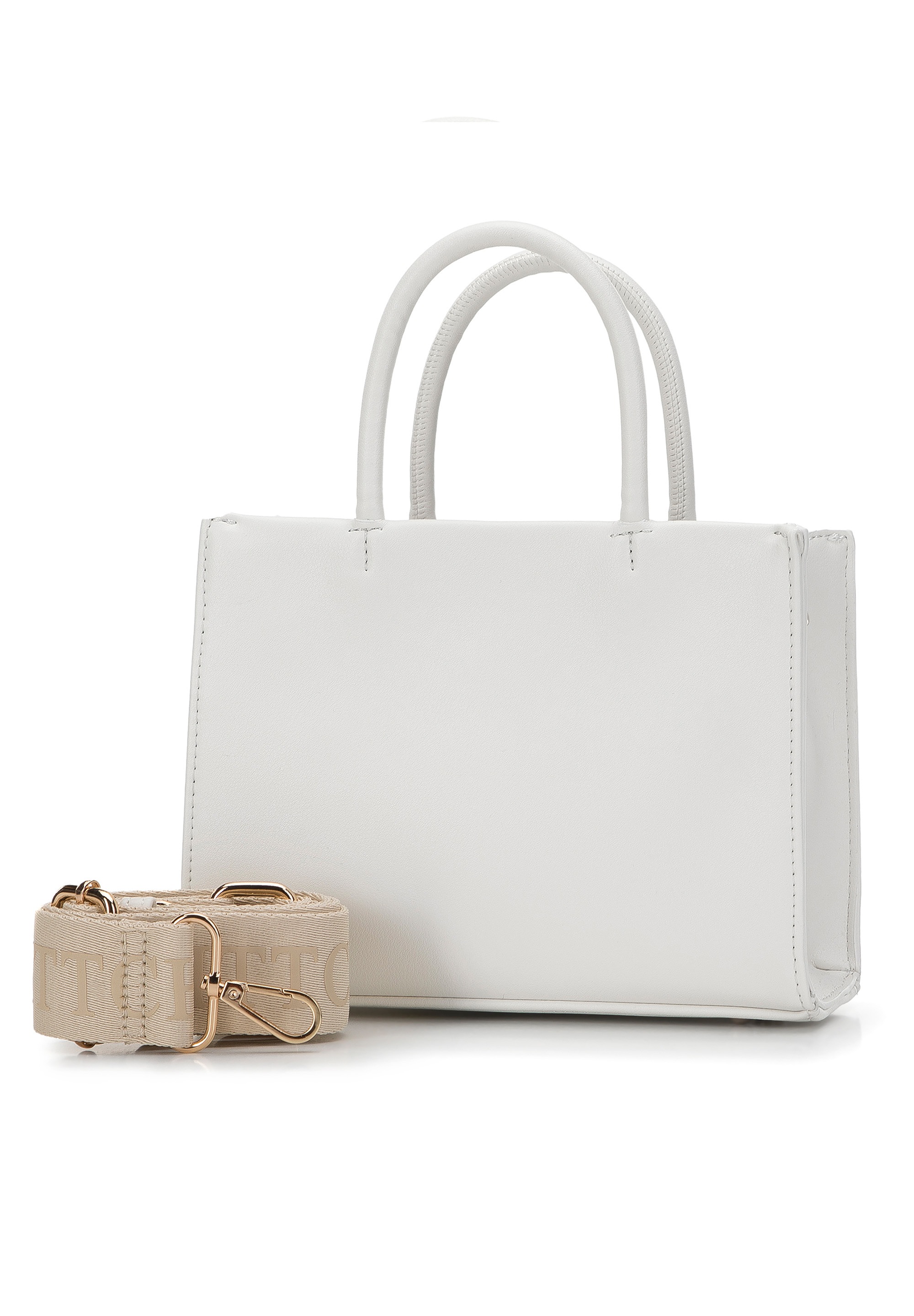WITTCHEN Handtasche »Young«, Damenhandtasche aus Kunstleder mit geprägtem Monogramm