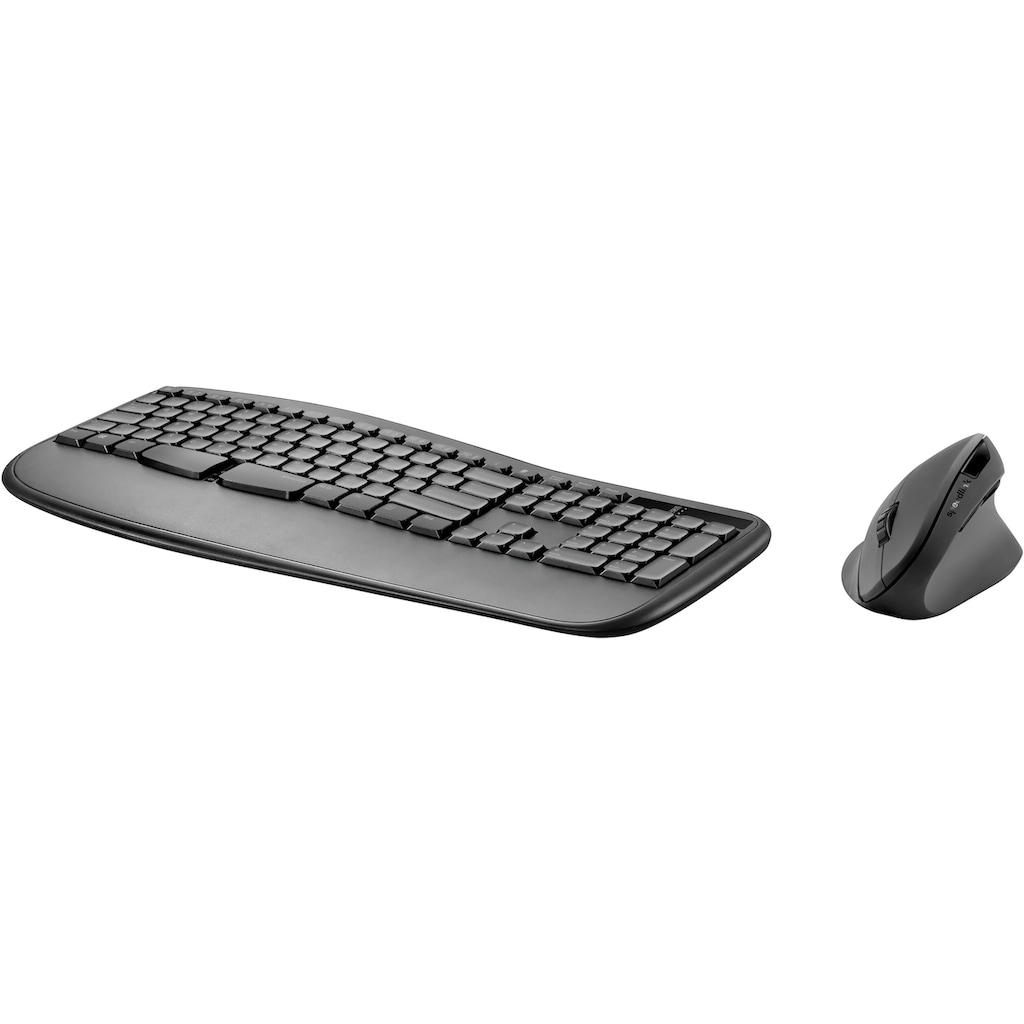 Speedlink ergonomische Maus »PIAVO Tastatur + Maus- Set«