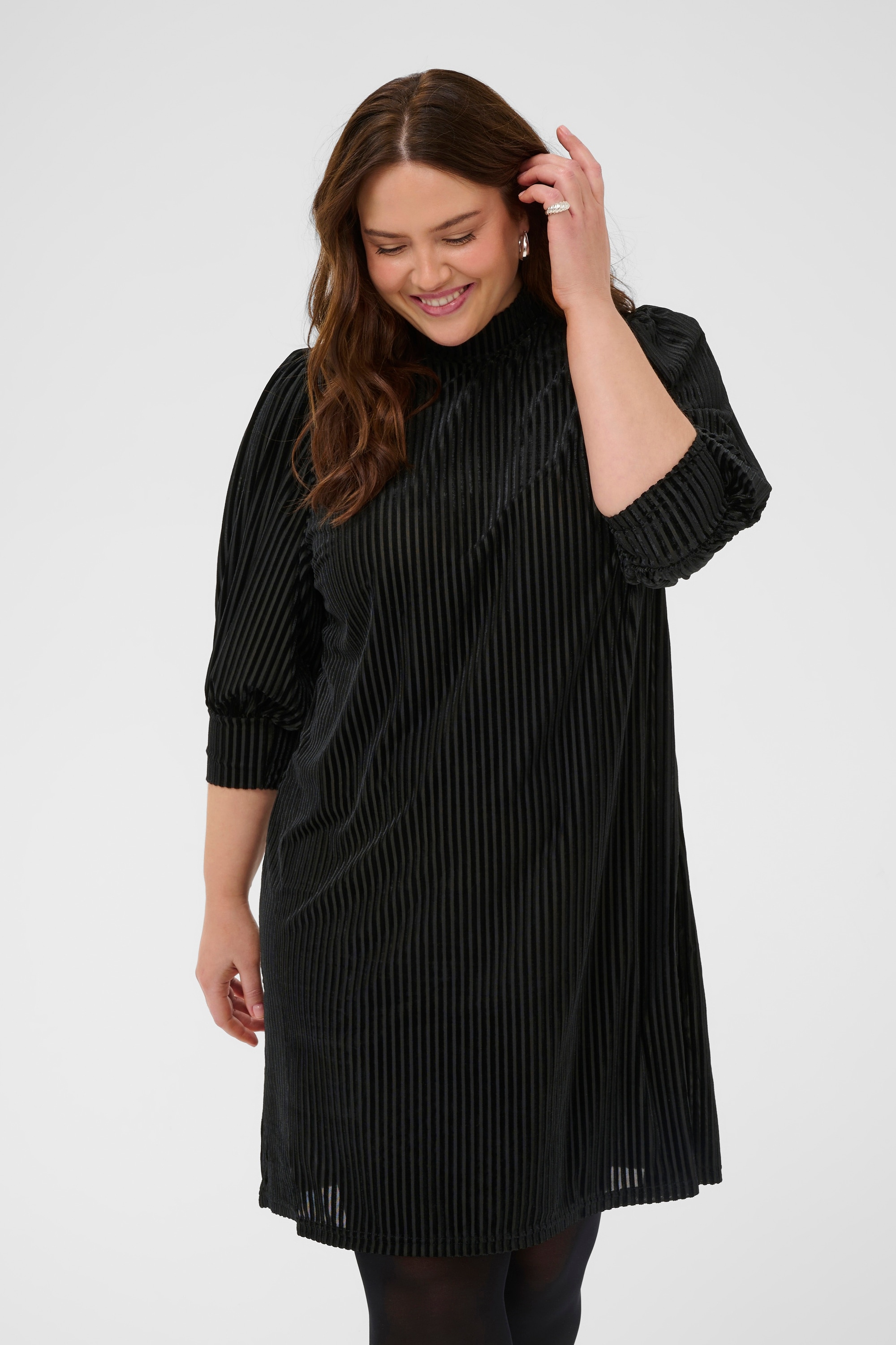 KAFFE Curve Midikleid »Kleid KCcacanna«