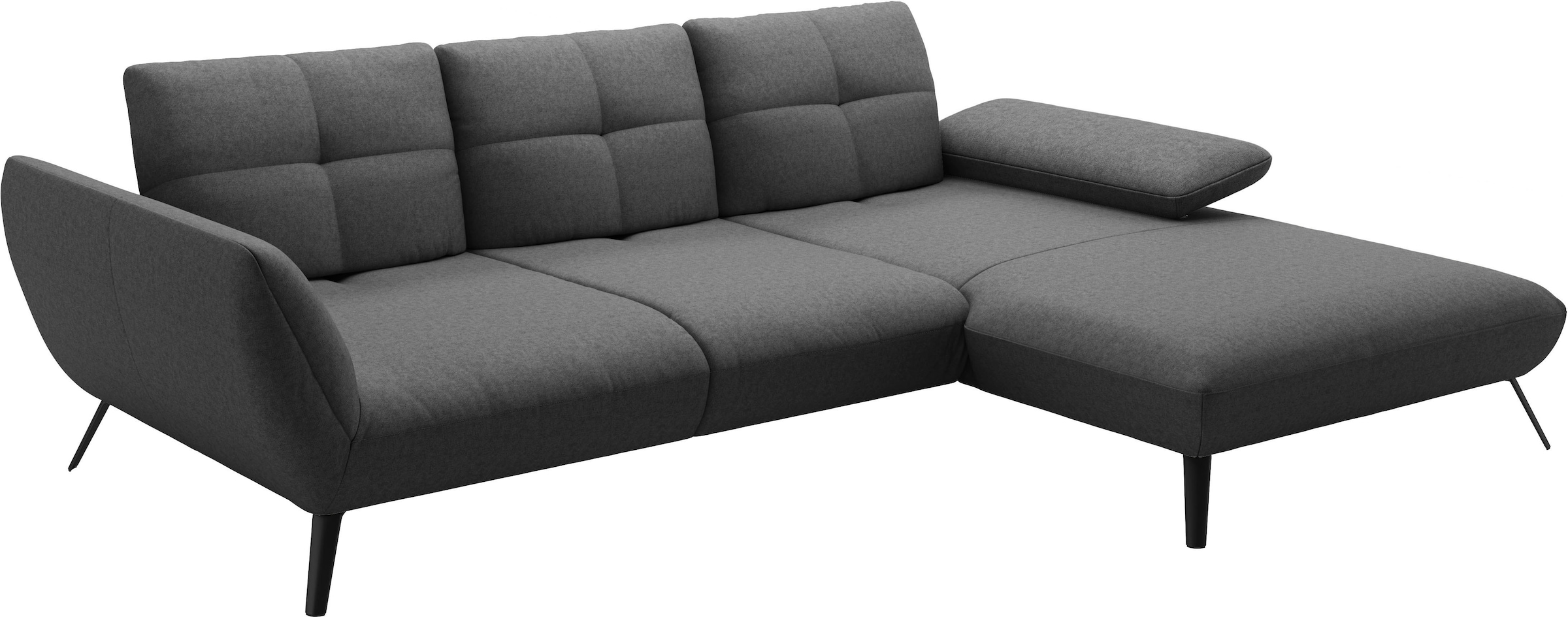 Places of Style Ecksofa »Mikado L-Form«, inkl. Sitztiefenverstellung und Armteilverstellung