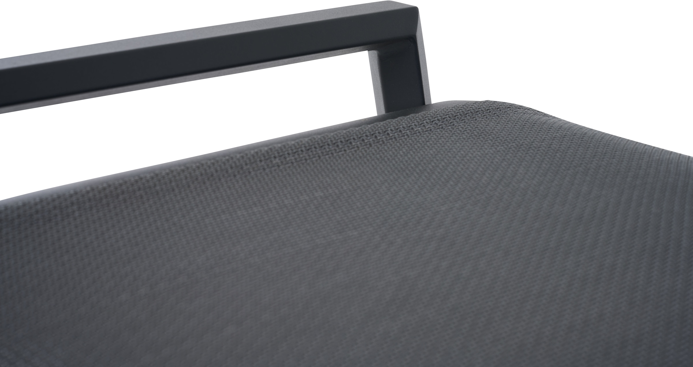 Siena Garden Hocker »TAURO« Gestell aus Aluminium, Ranotex® Bezug royal-grey, matt anthrazit