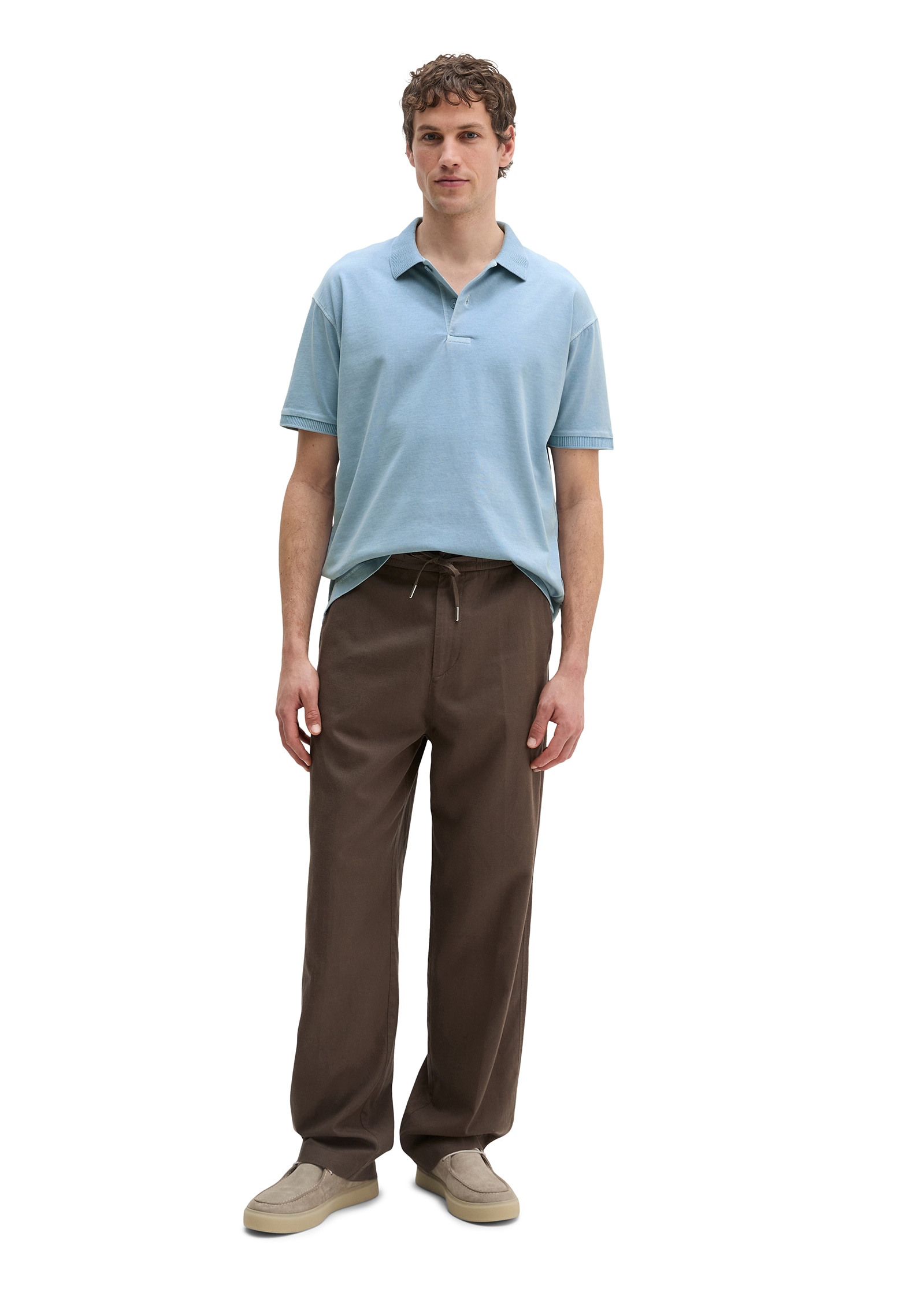 Marc O'Polo Poloshirt »aus schwerem Bio-Baumwoll-Jersey«