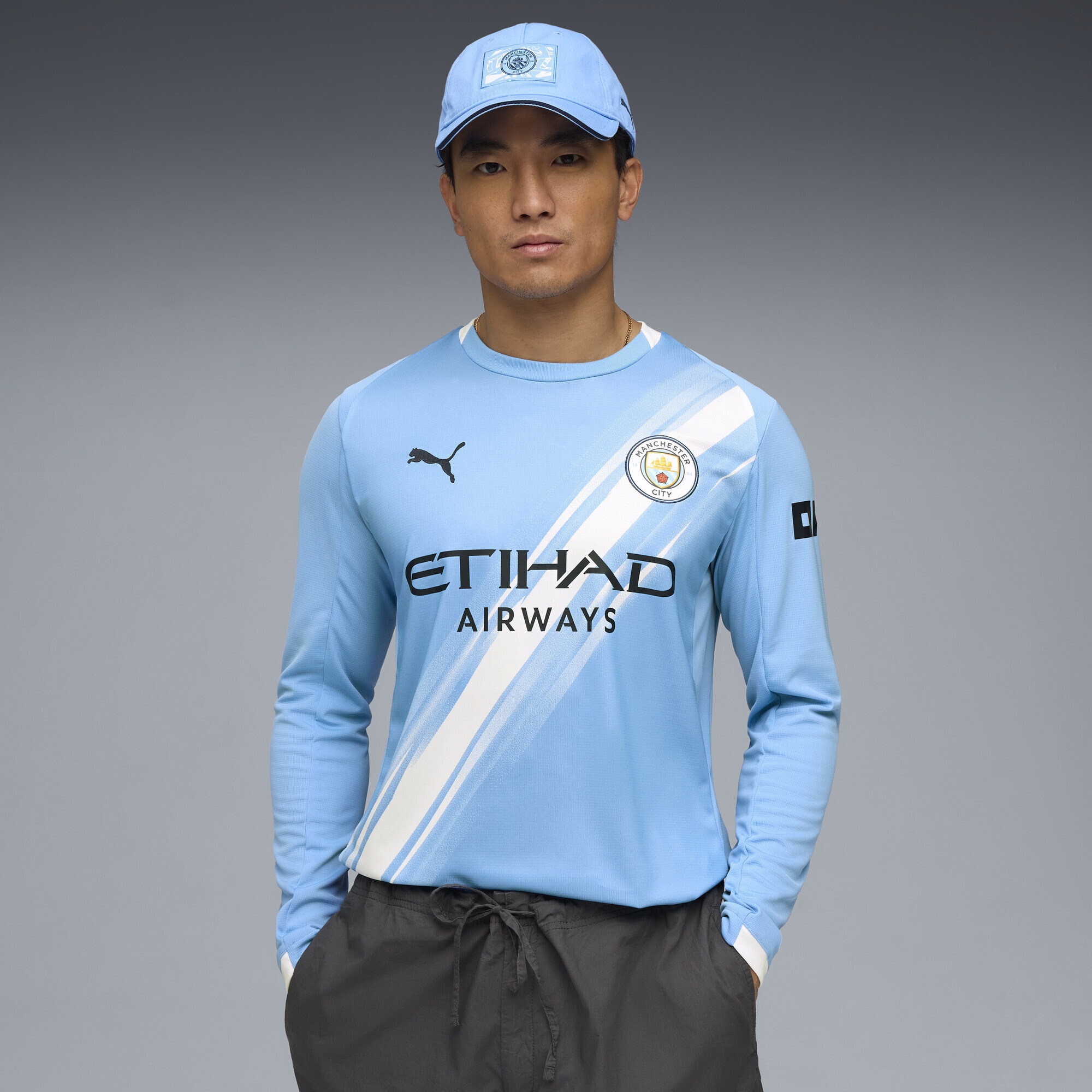 PUMA Trainingsshirt »Manchester City 25/26 Langarm-Heimtrikot Herren«