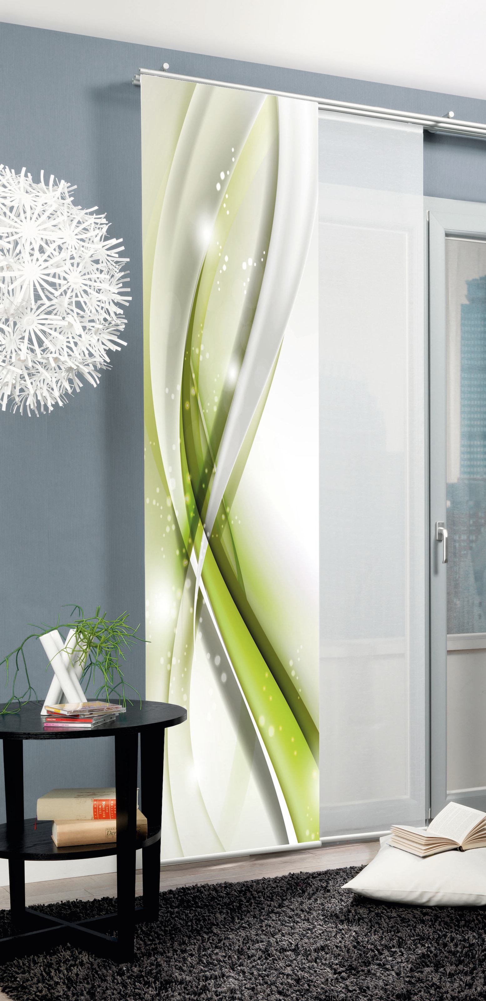 HOME WOHNIDEEN Schiebegardine "GLIWE" Paneelwagen 1 Stk. tlg. Schiebevorhan günstig online kaufen